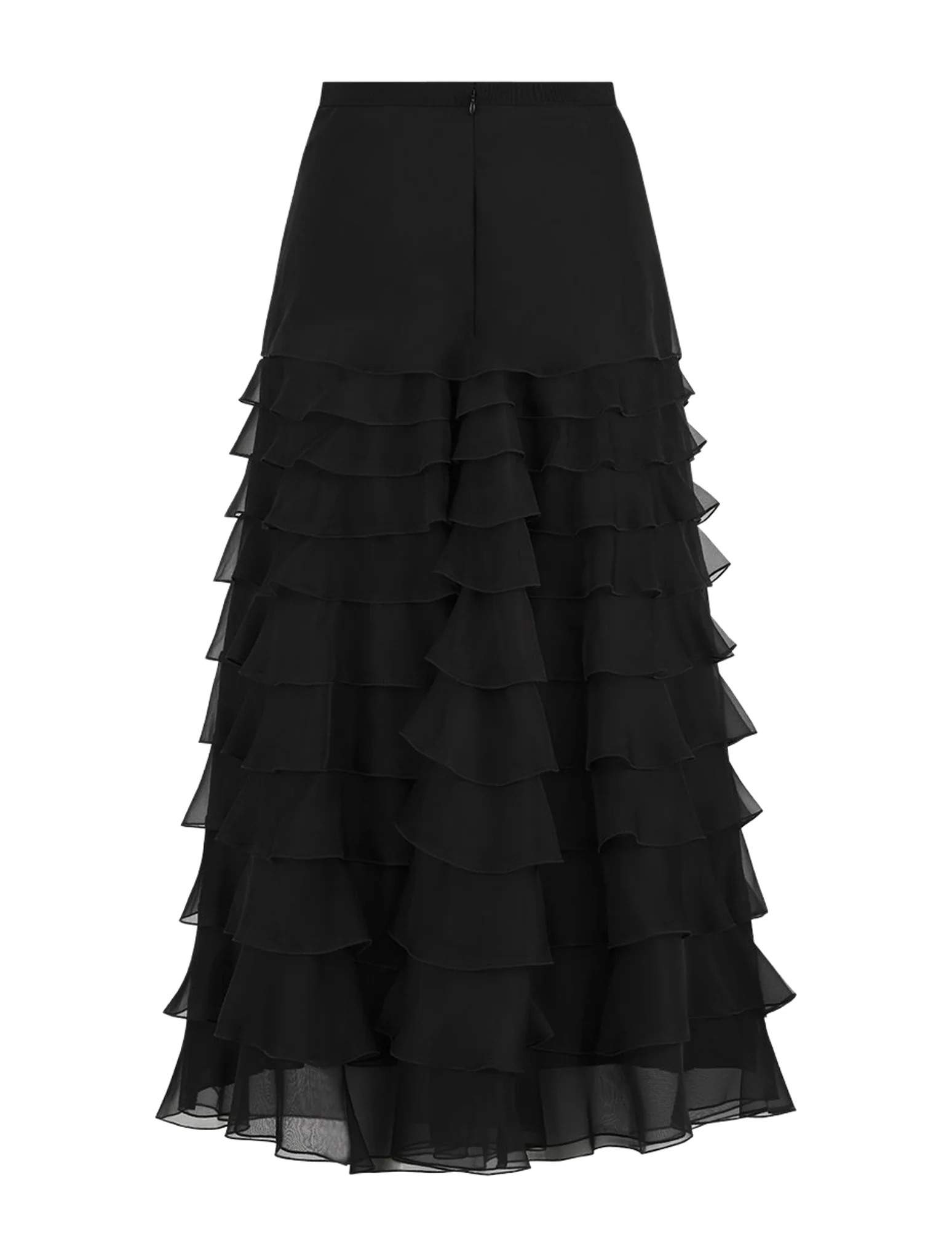 MIDI SKIRT WITH RUFFLES - Image 2