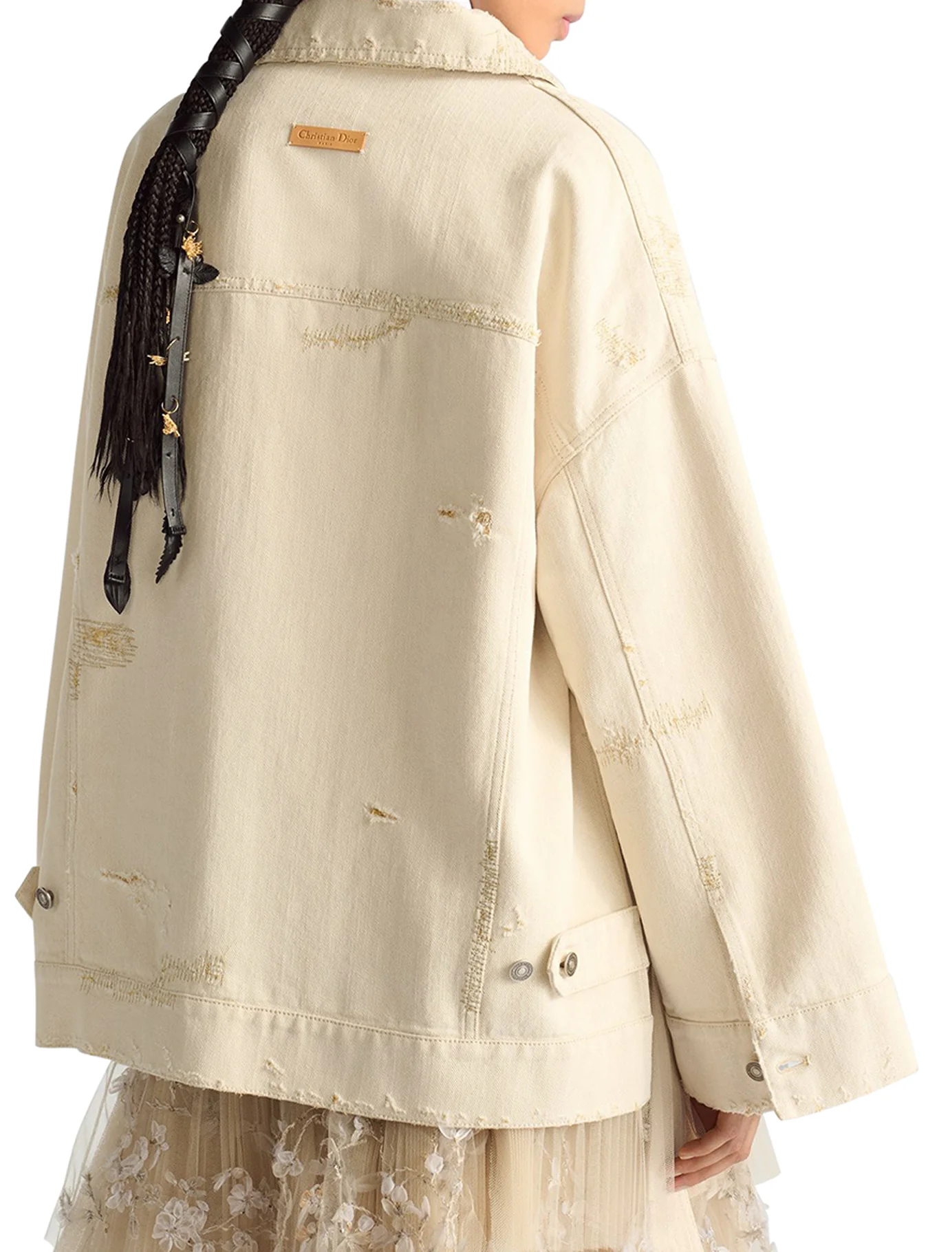 OVERSIZE JACKET WITH BELT - Image 4