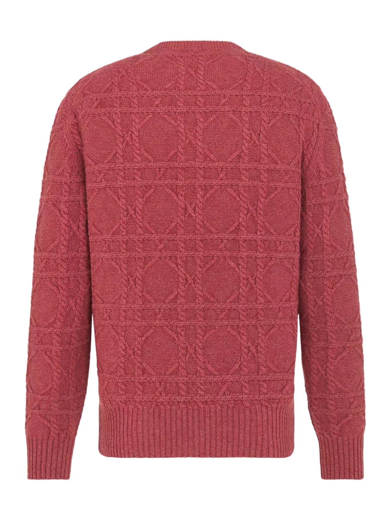 PINK CABLE KNIT CASHMERE SWEATER - Image 2