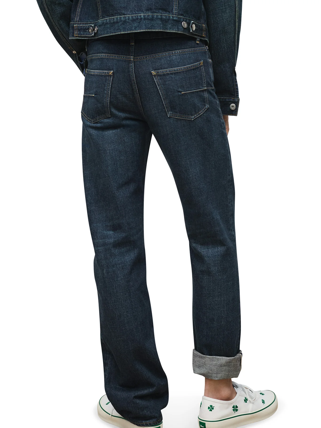 REGULAR FIT COTTON TWILL JEANS - Image 3