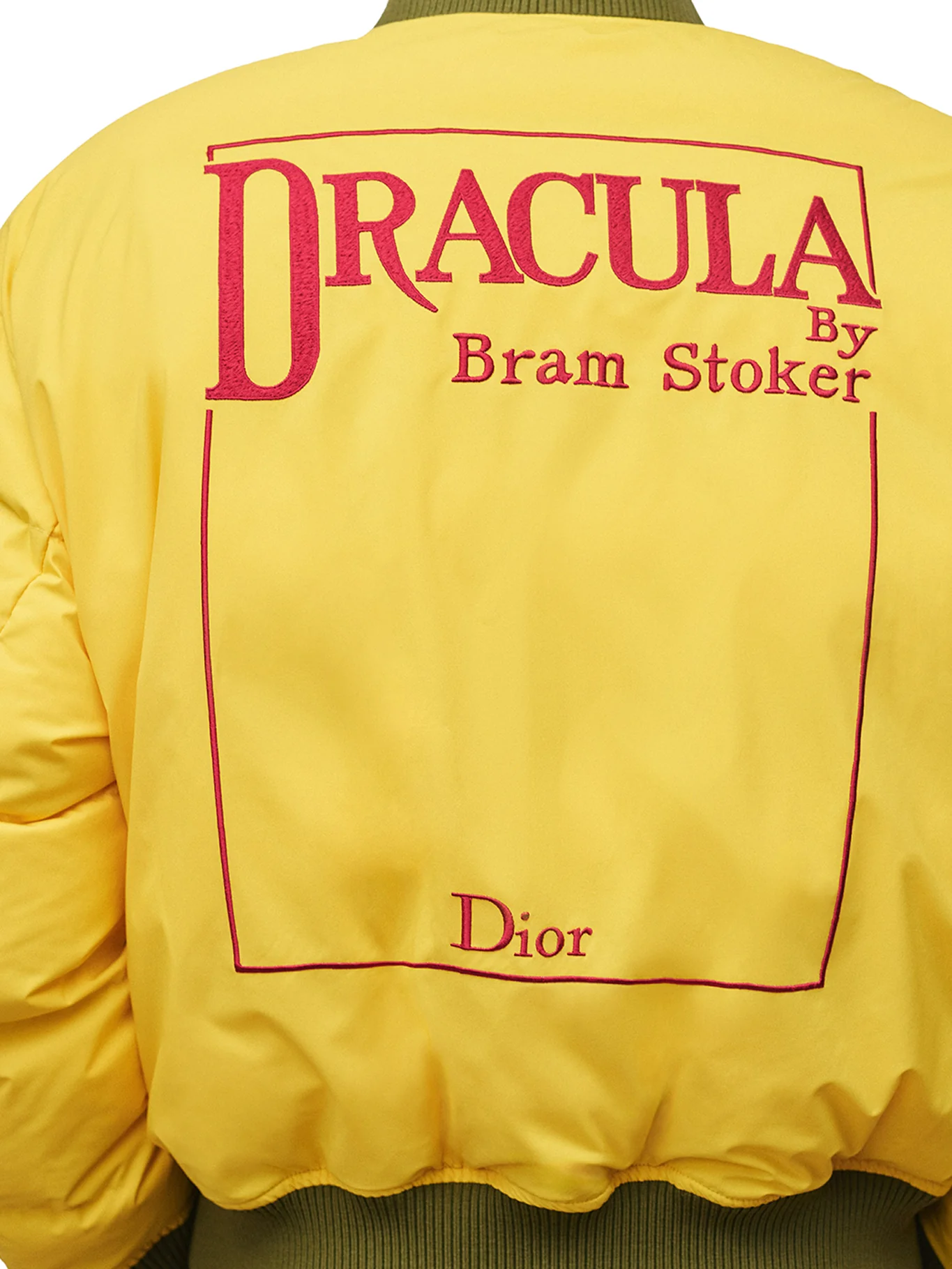 REVERSIBLE PADDED BOMBER JACKET WITH BOOK COVER IN COTTON BLEND - Image 4
