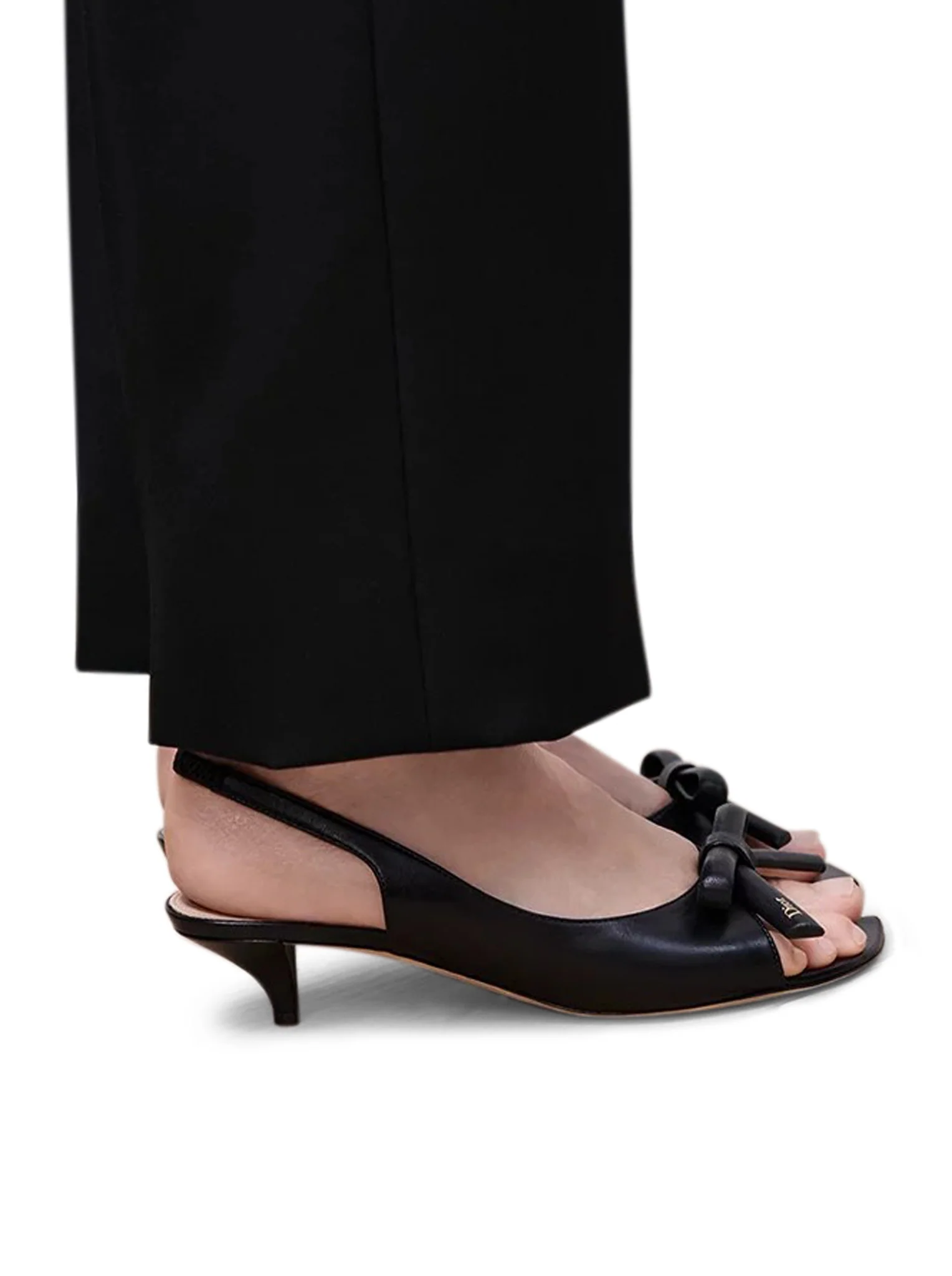 SLINGBACK BOW SANDAL WITH HEEL - Image 2