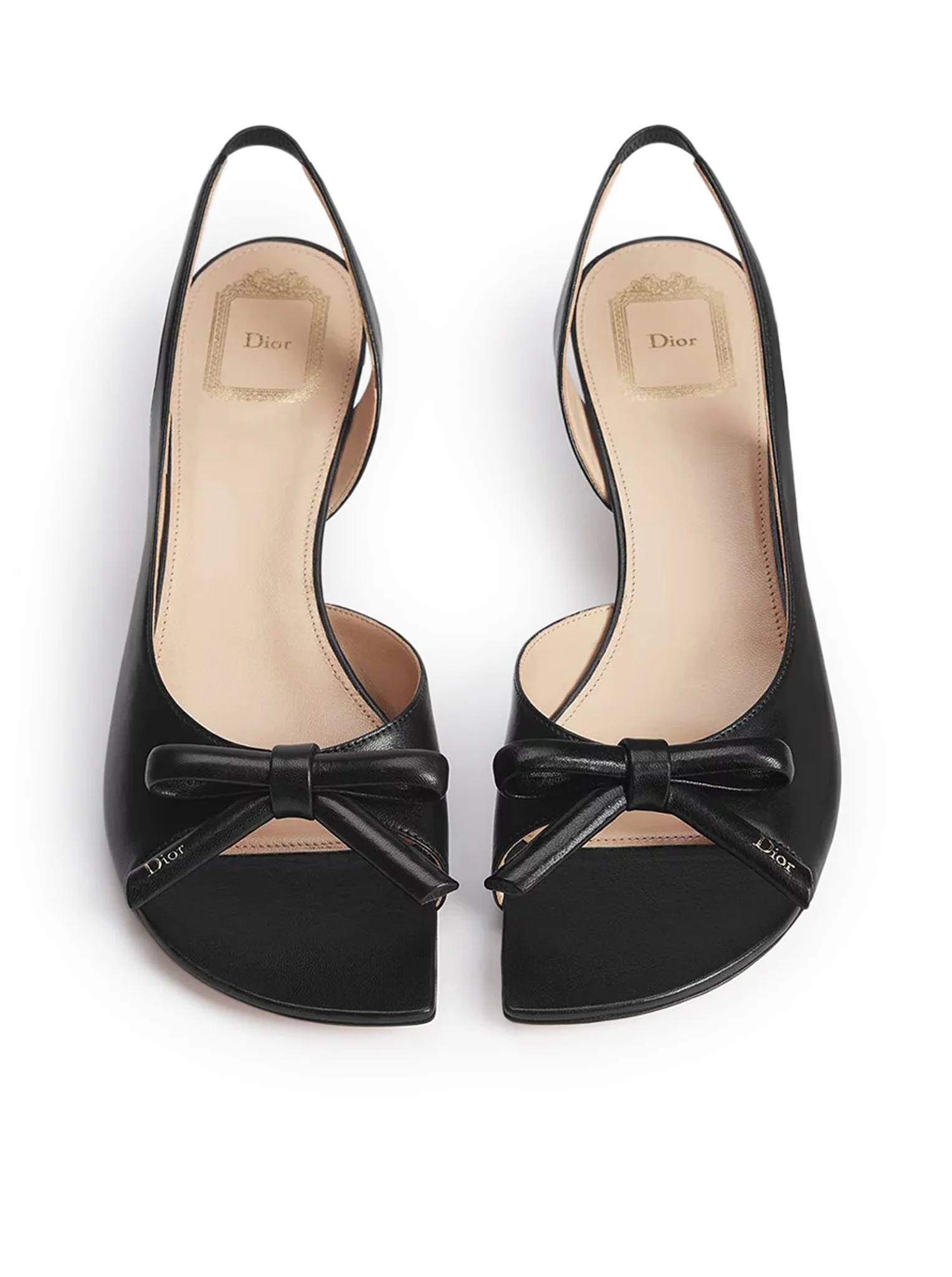 SLINGBACK BOW SANDAL WITH HEEL - Image 3
