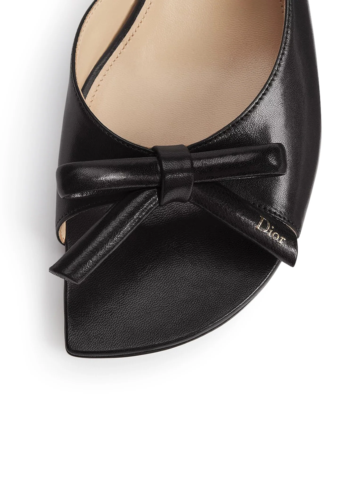 SLINGBACK BOW SANDAL WITH HEEL - Image 6