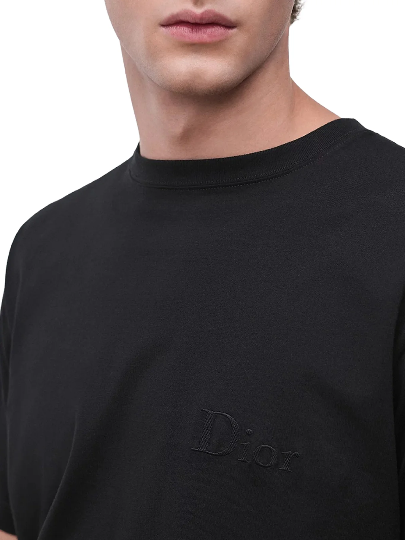T-SHIRT WITH EMBROIDERY IN COTTON JERSEY - Image 2