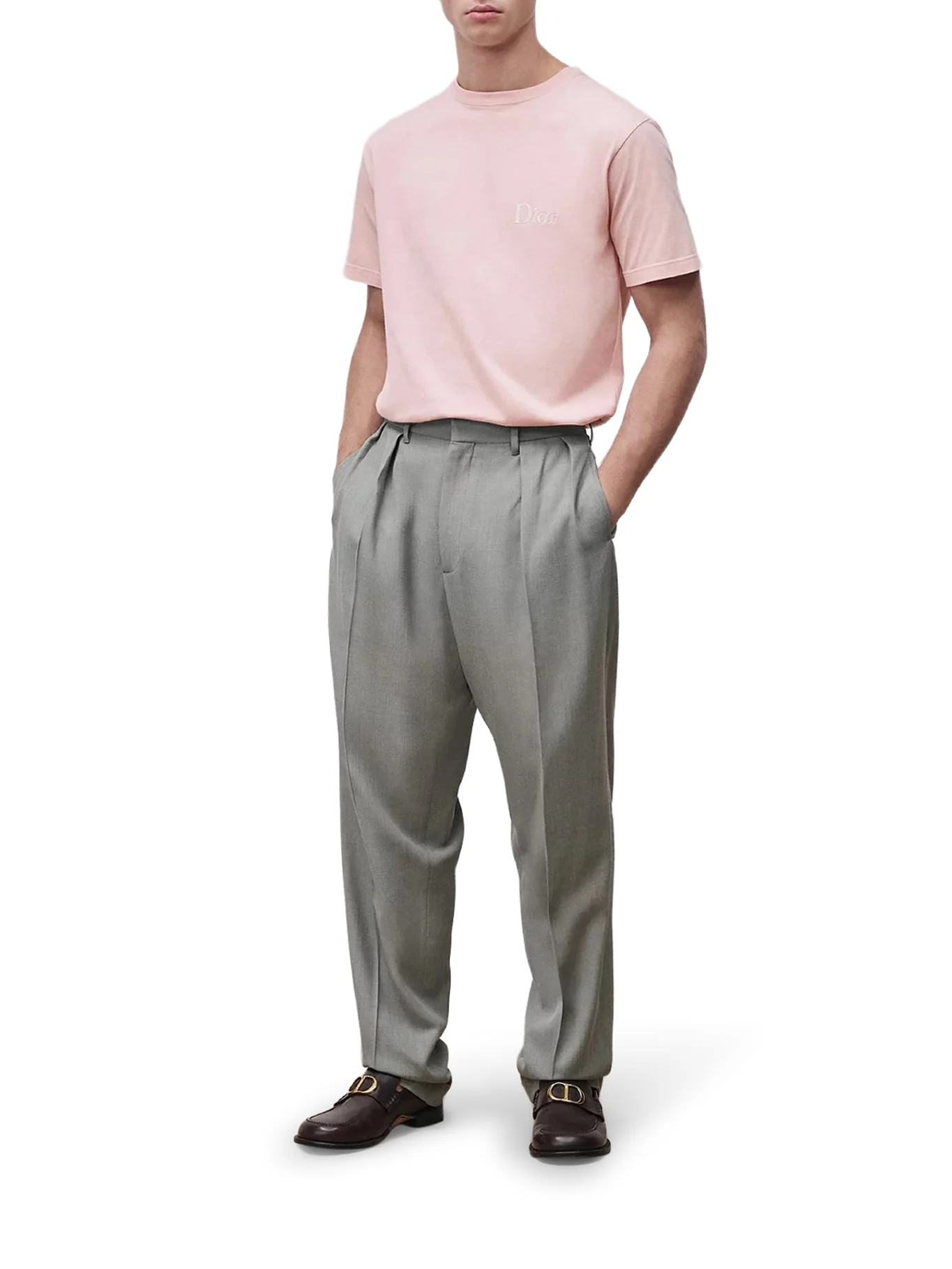 T-SHIRT WITH EMBROIDERY IN COTTON JERSEY - Image 2
