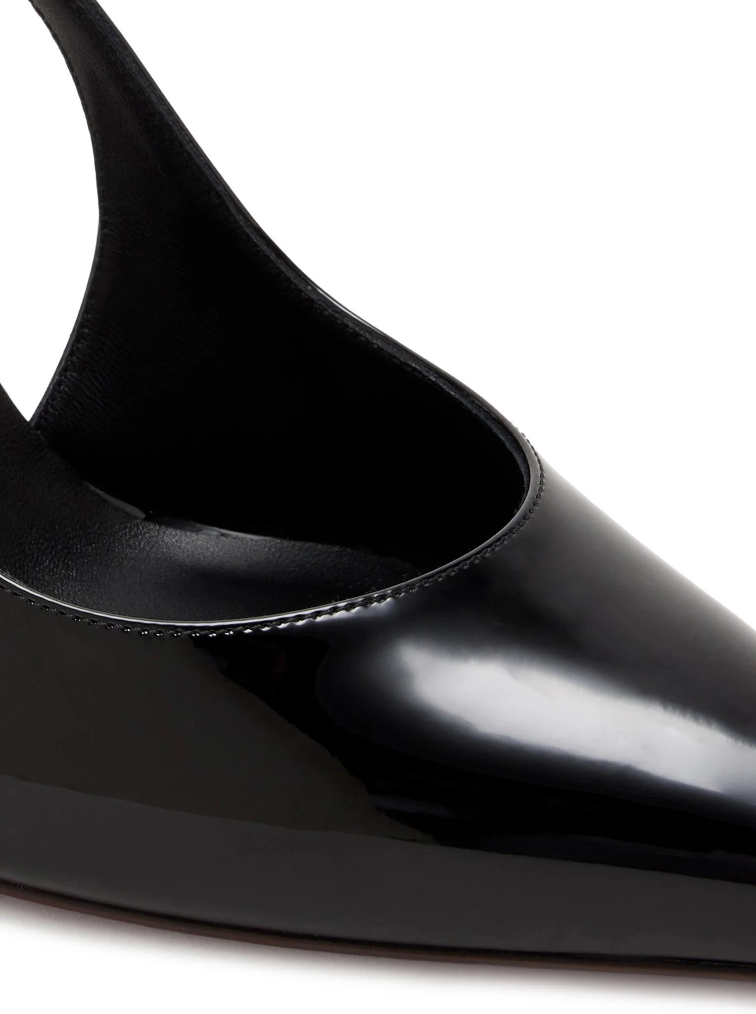MISS Z PATENT CALFSKIN SLINGBACK PUMPS - Image 4