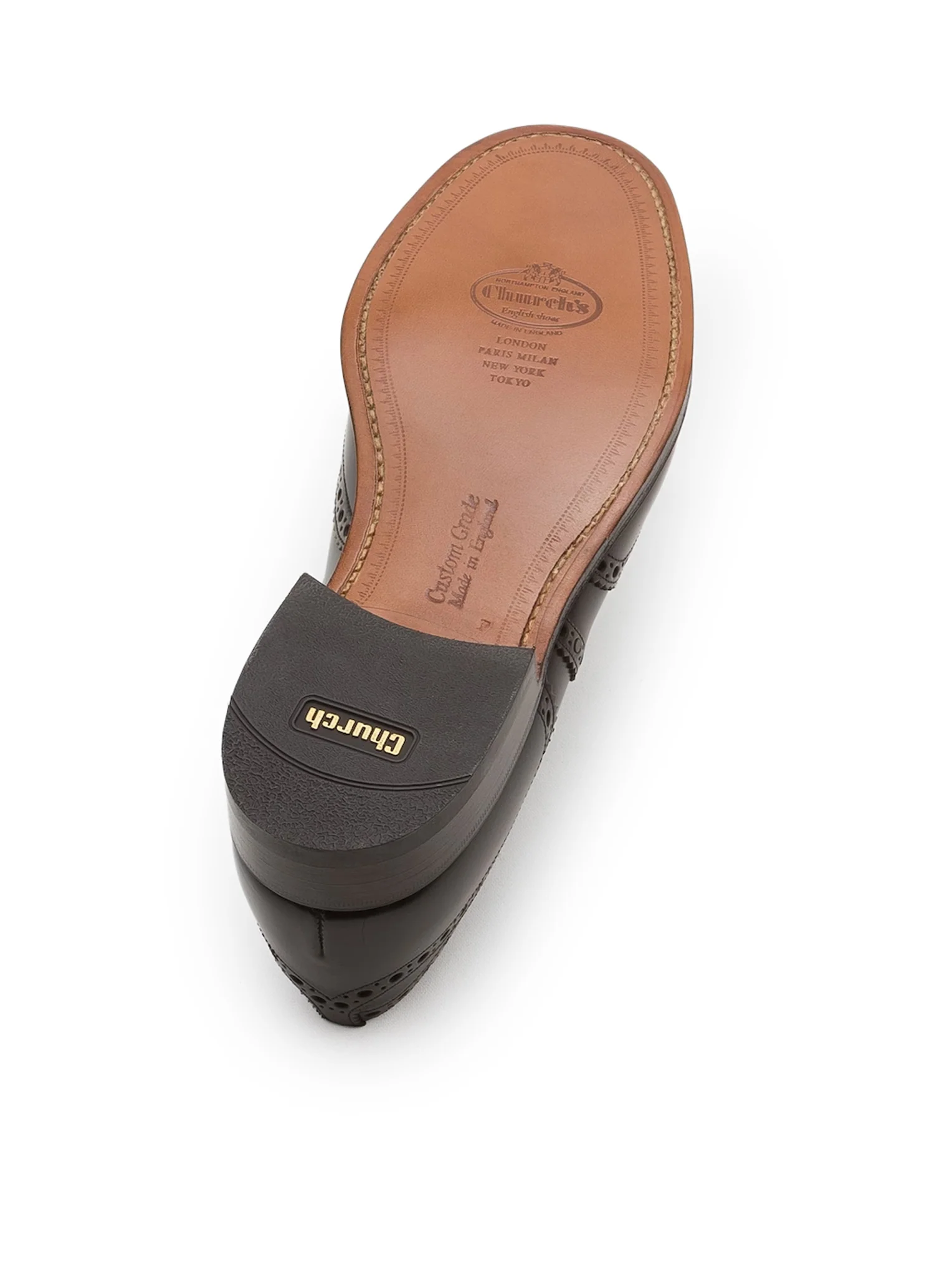 OXFORD BROGUE BURWOOD IN BRUSHED CALFSKIN - Image 6