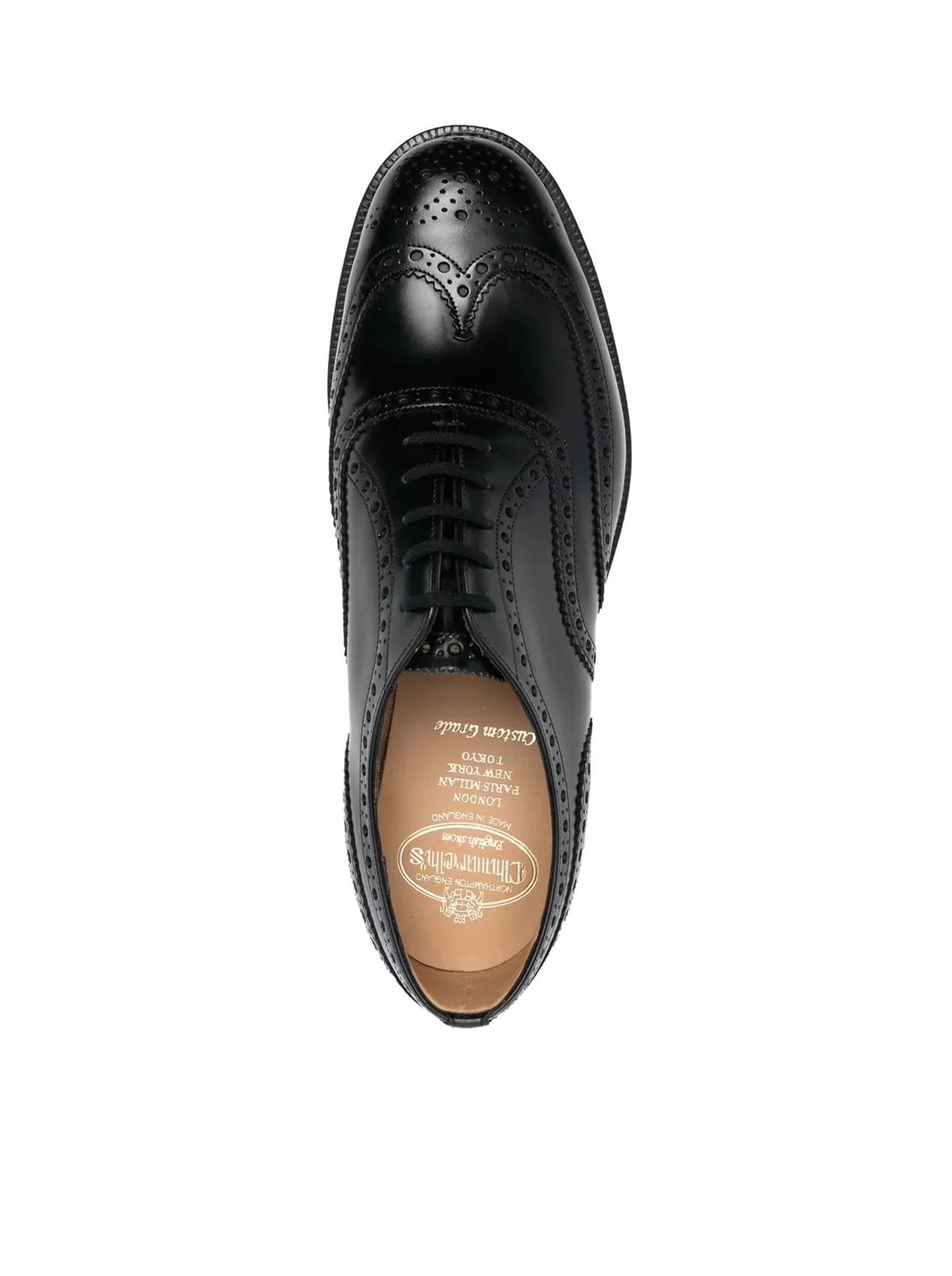 OXFORD BROGUE BURWOOD IN BRUSHED CALFSKIN - Image 5