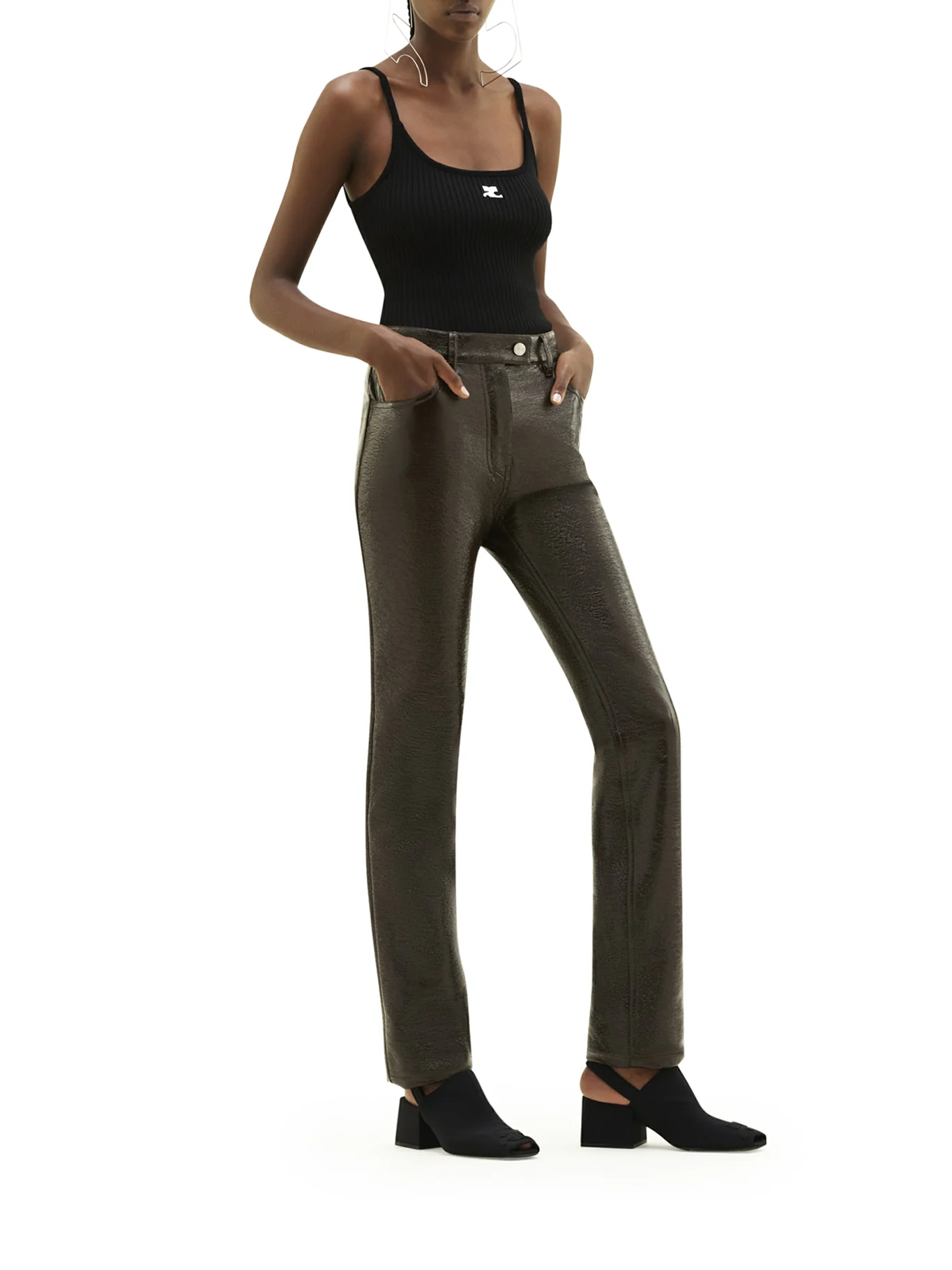 REEDITION RIB KNIT TANK TOP - Image 4