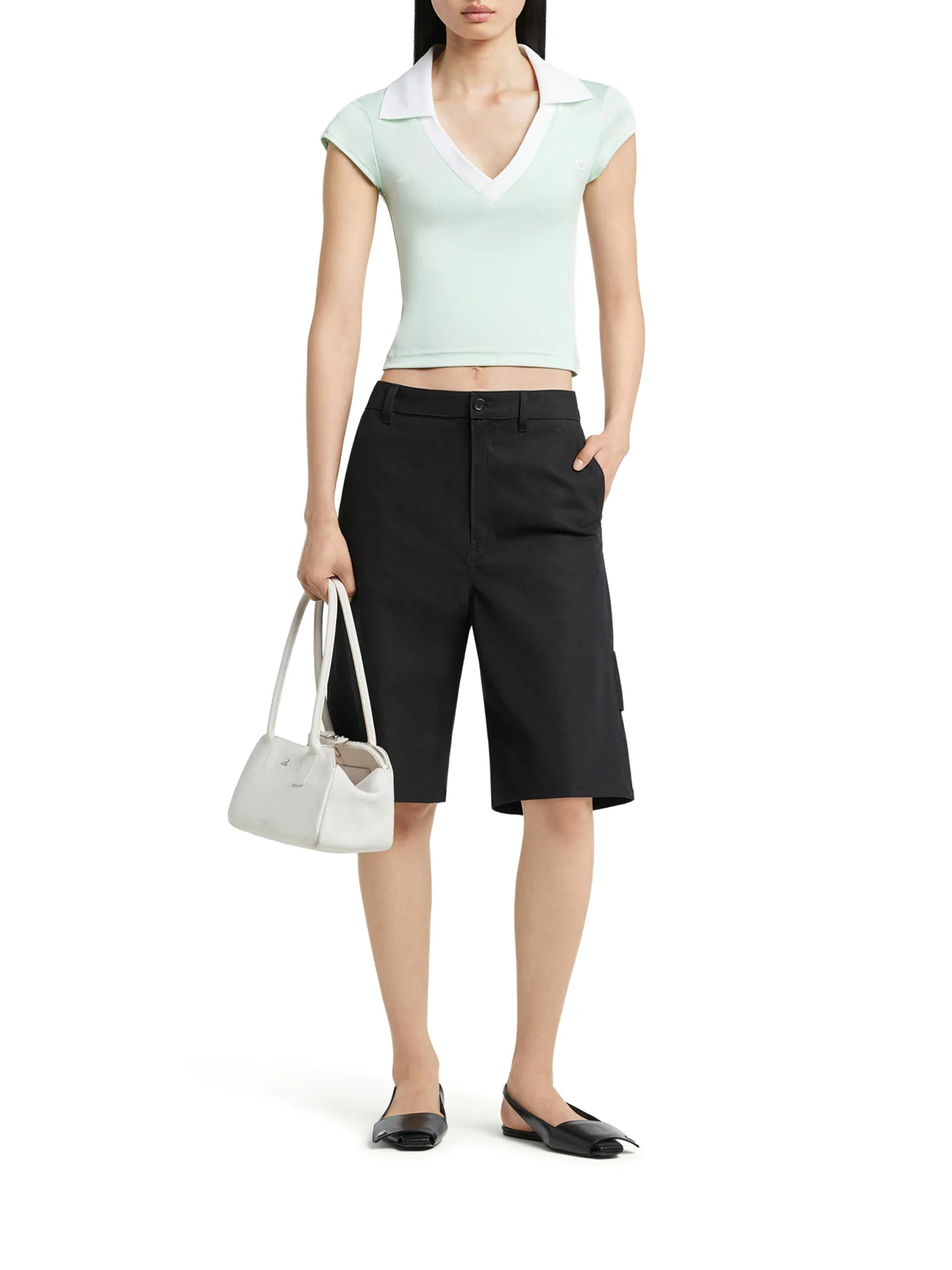 SPORT CROPPED POLO - Image 2
