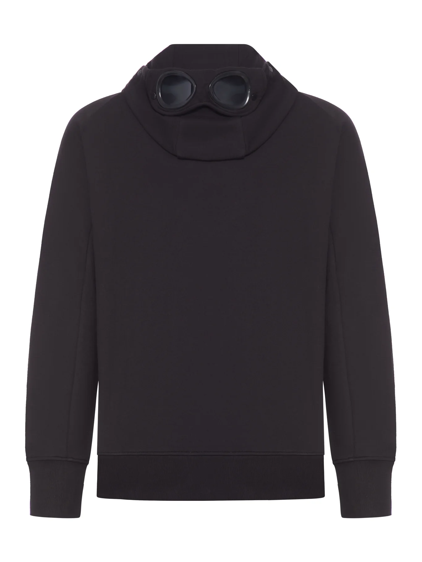 GOGGLE HOODIE IN DIAGONAL RAISED FLEECE - Image 2