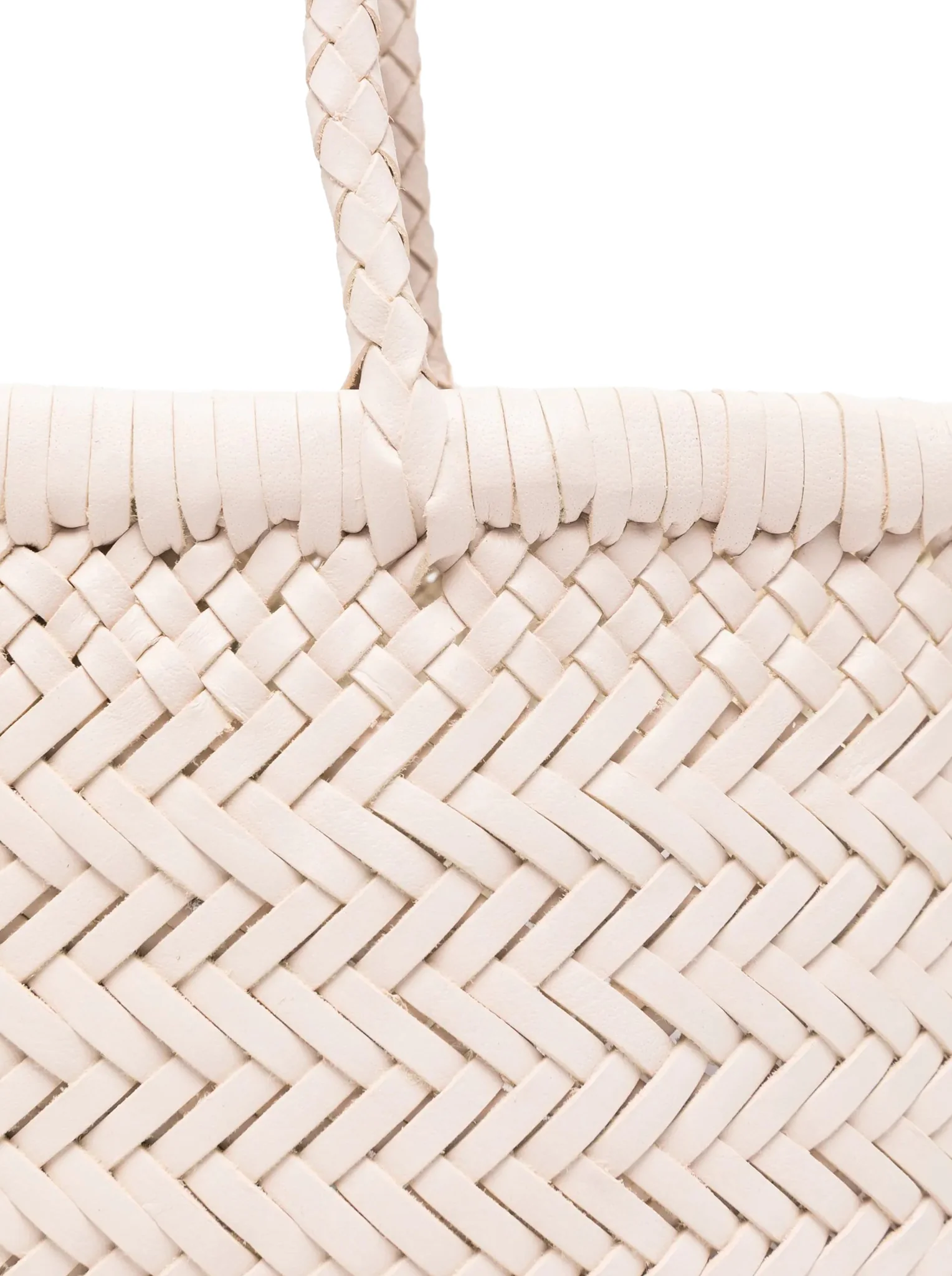 MINI FLAT GORA HANDBAG IN SAND LEATHER - Image 6