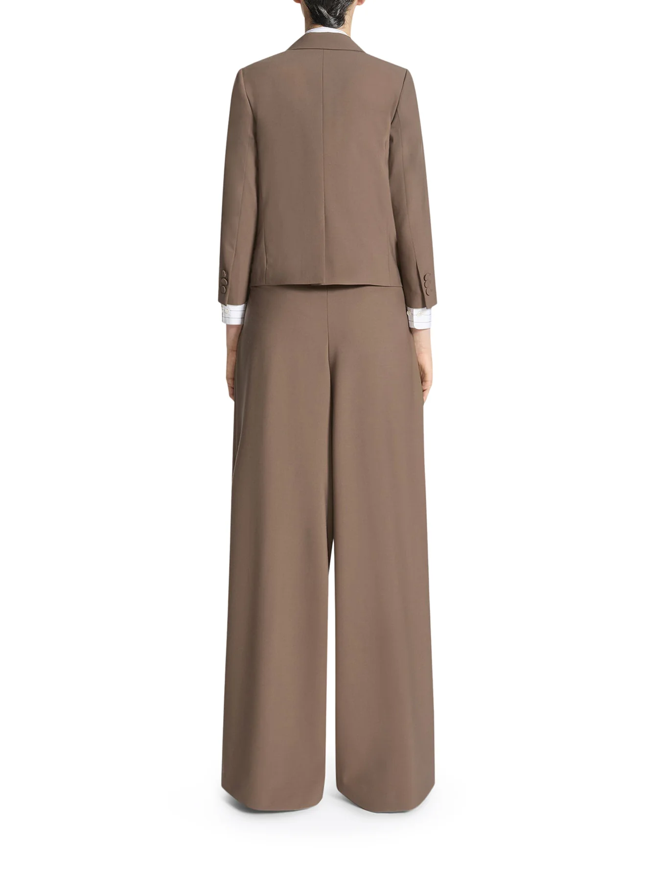 CROPPED WOOL BLEND BLAZER - Image 3