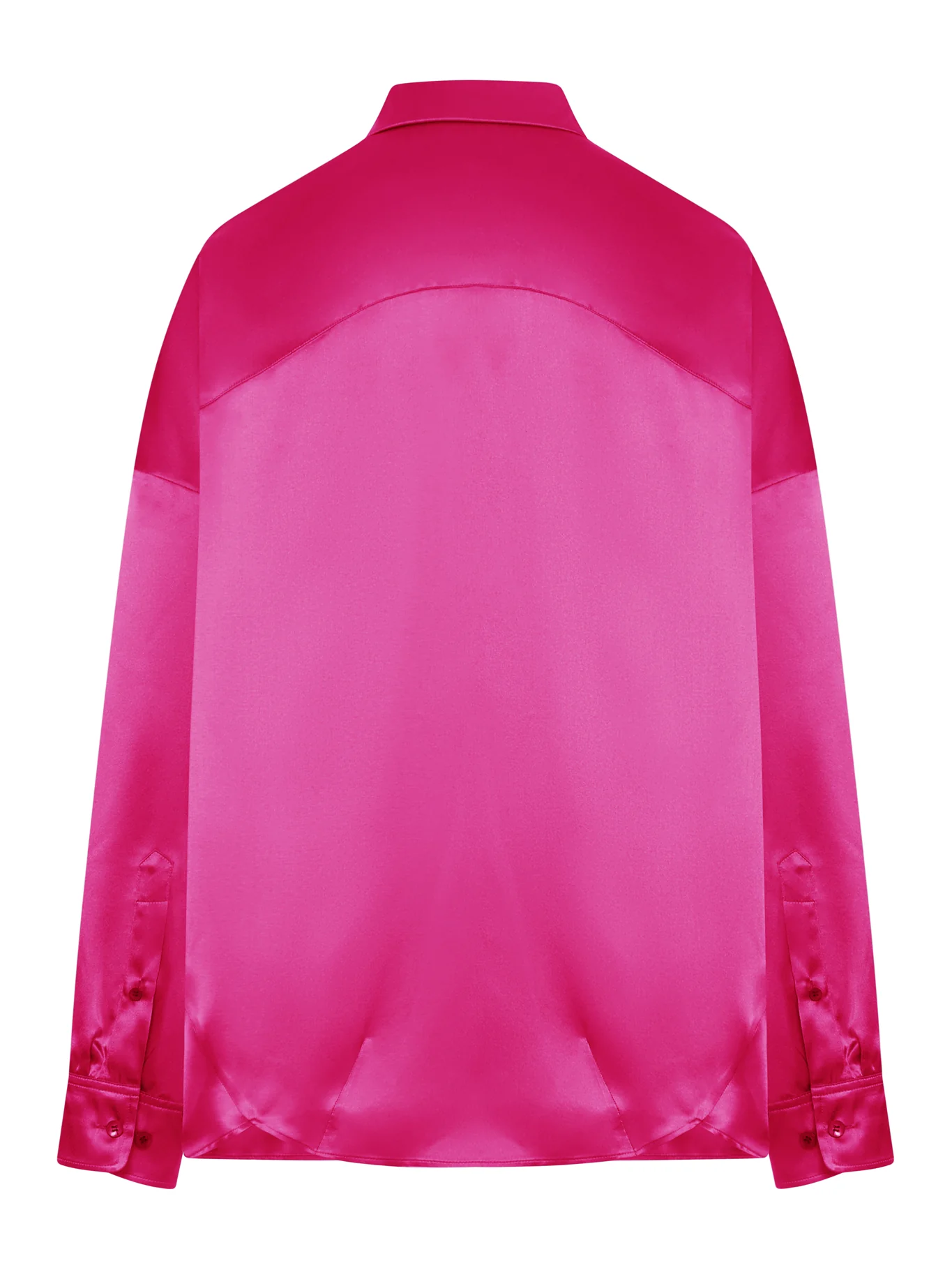 SATIN-EFFECT SILK SHIRT - Image 2