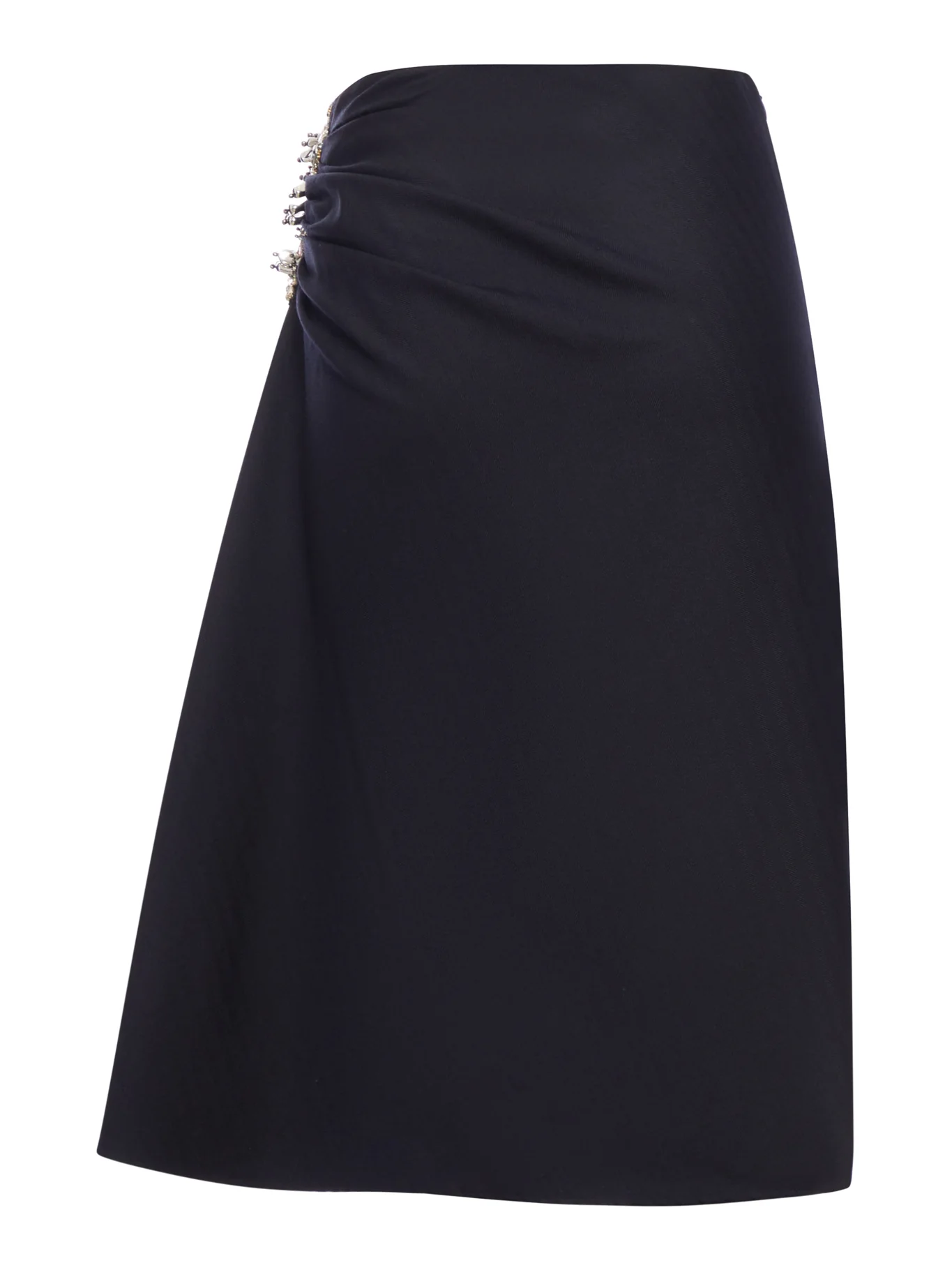 SOVORA WOOL MIDI SKIRT - Image 2
