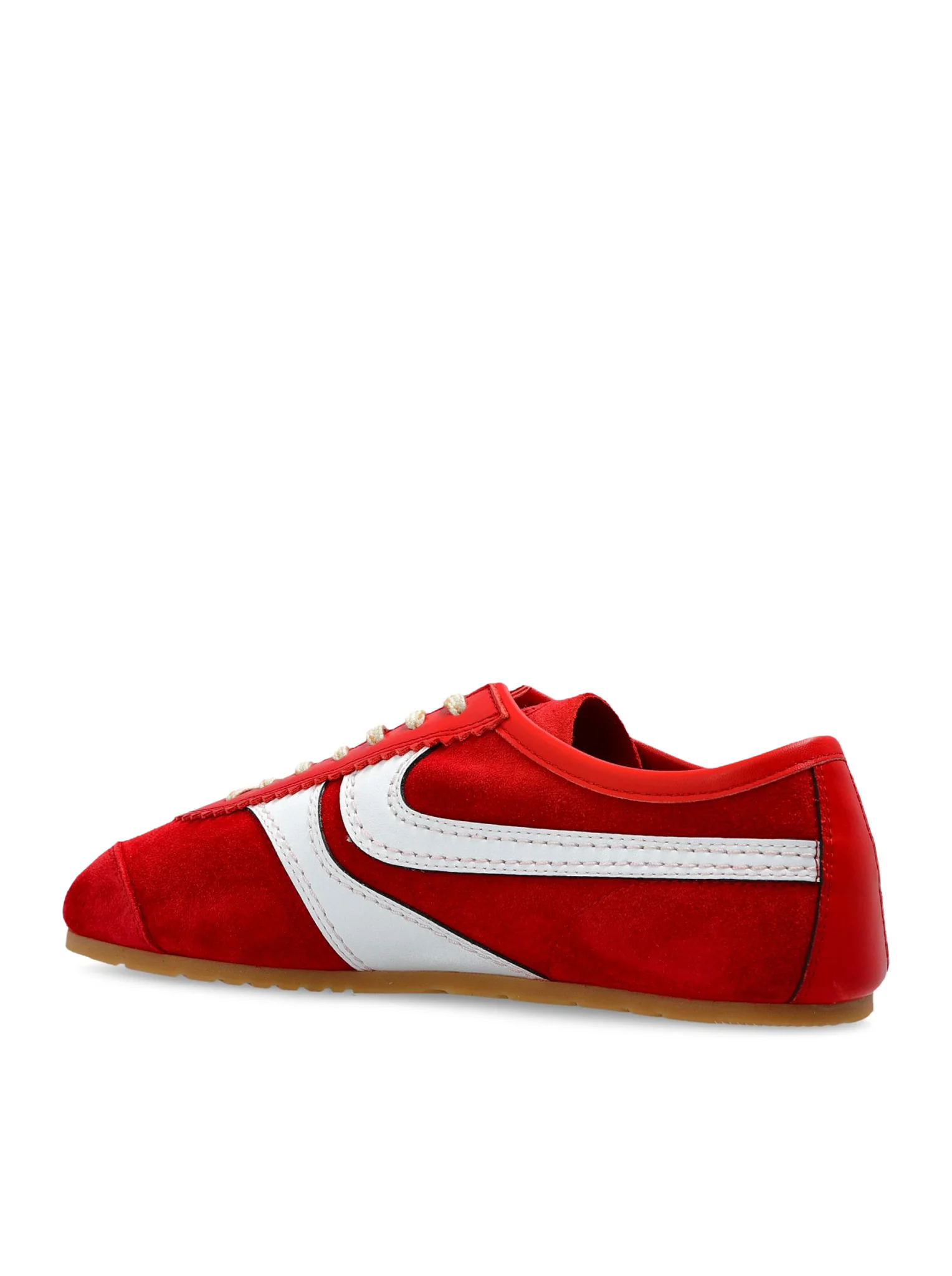 TWO-TONE LEATHER AND SUEDE SNEAKERS - Image 3