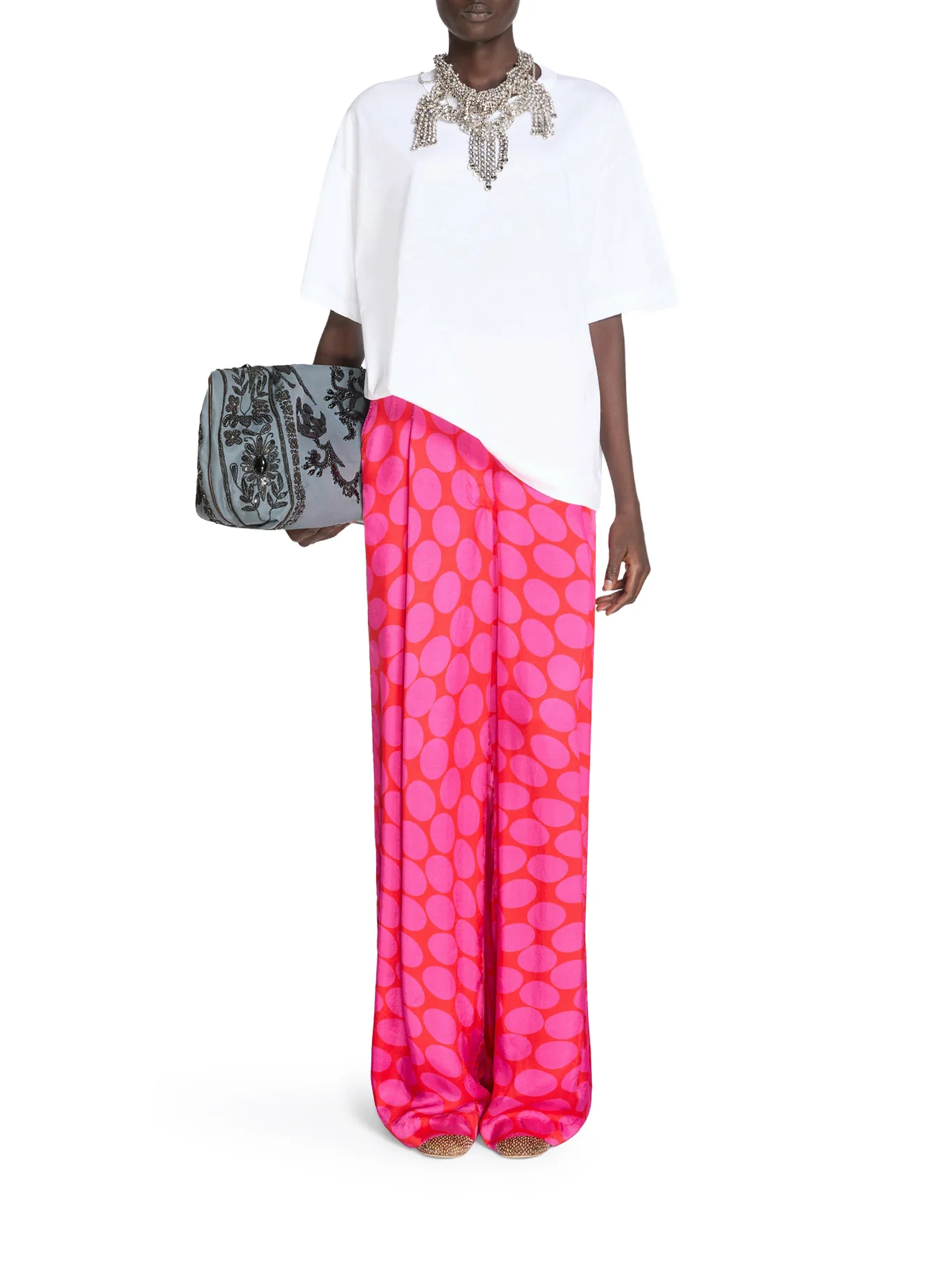 WIDE TROUSERS WITH PLEATED PANTS - Image 2