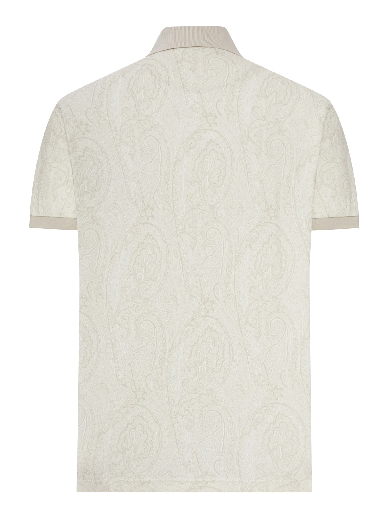 COTTON POLO SHIRT WITH ARNICA PATTERN - Image 2