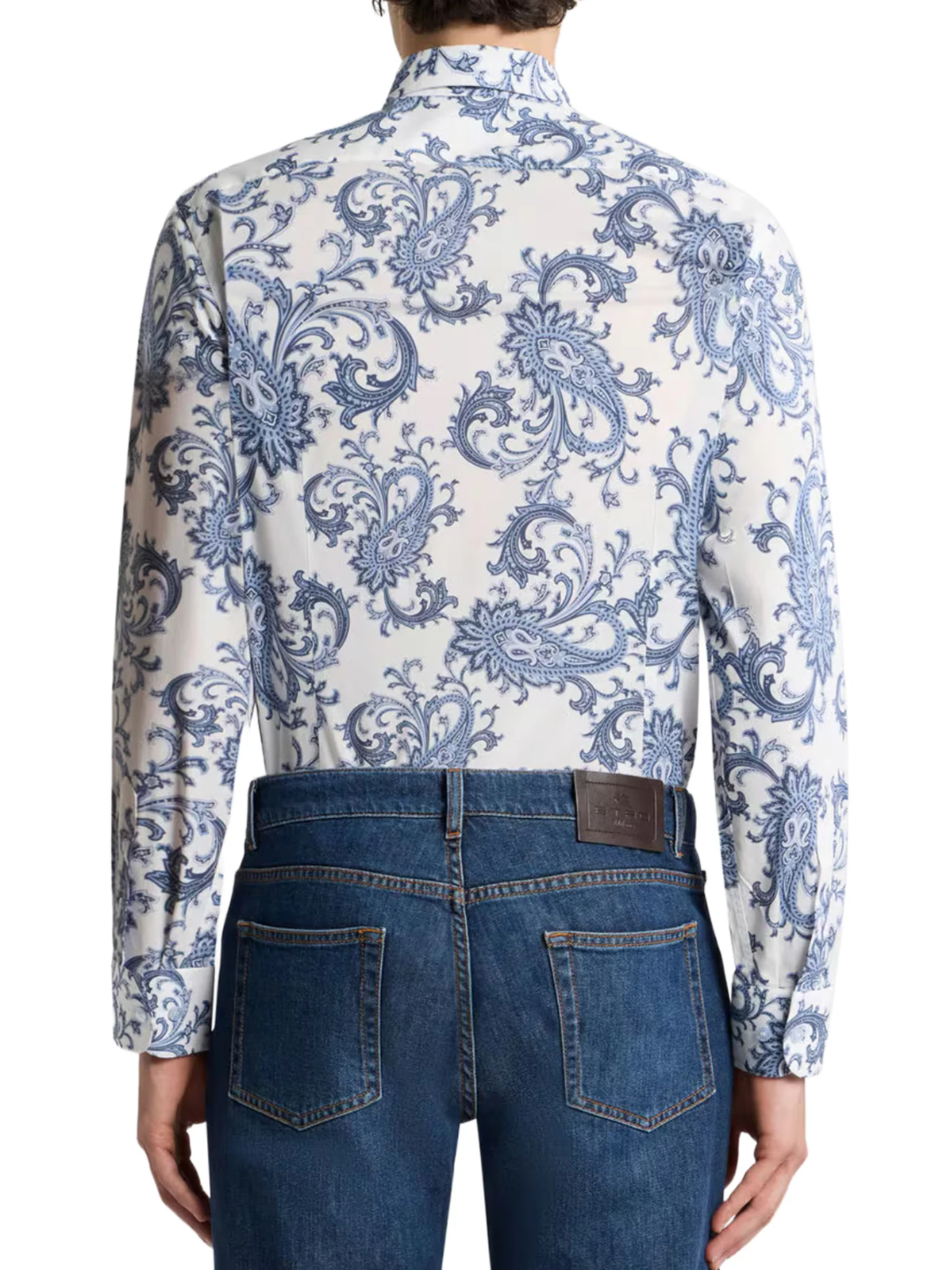 COTTON SHIRT WITH PAISLEY PATTERN - Image 3