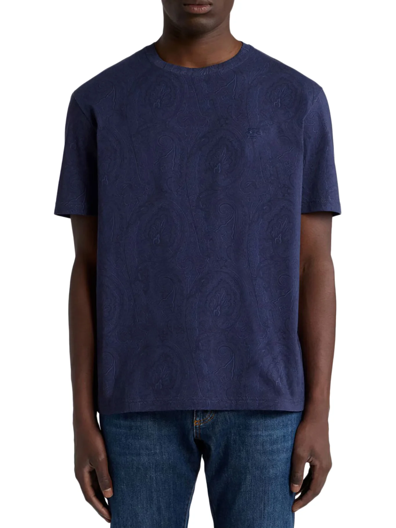 COTTON T-SHIRT WITH ARNICA PATTERN - Image 2