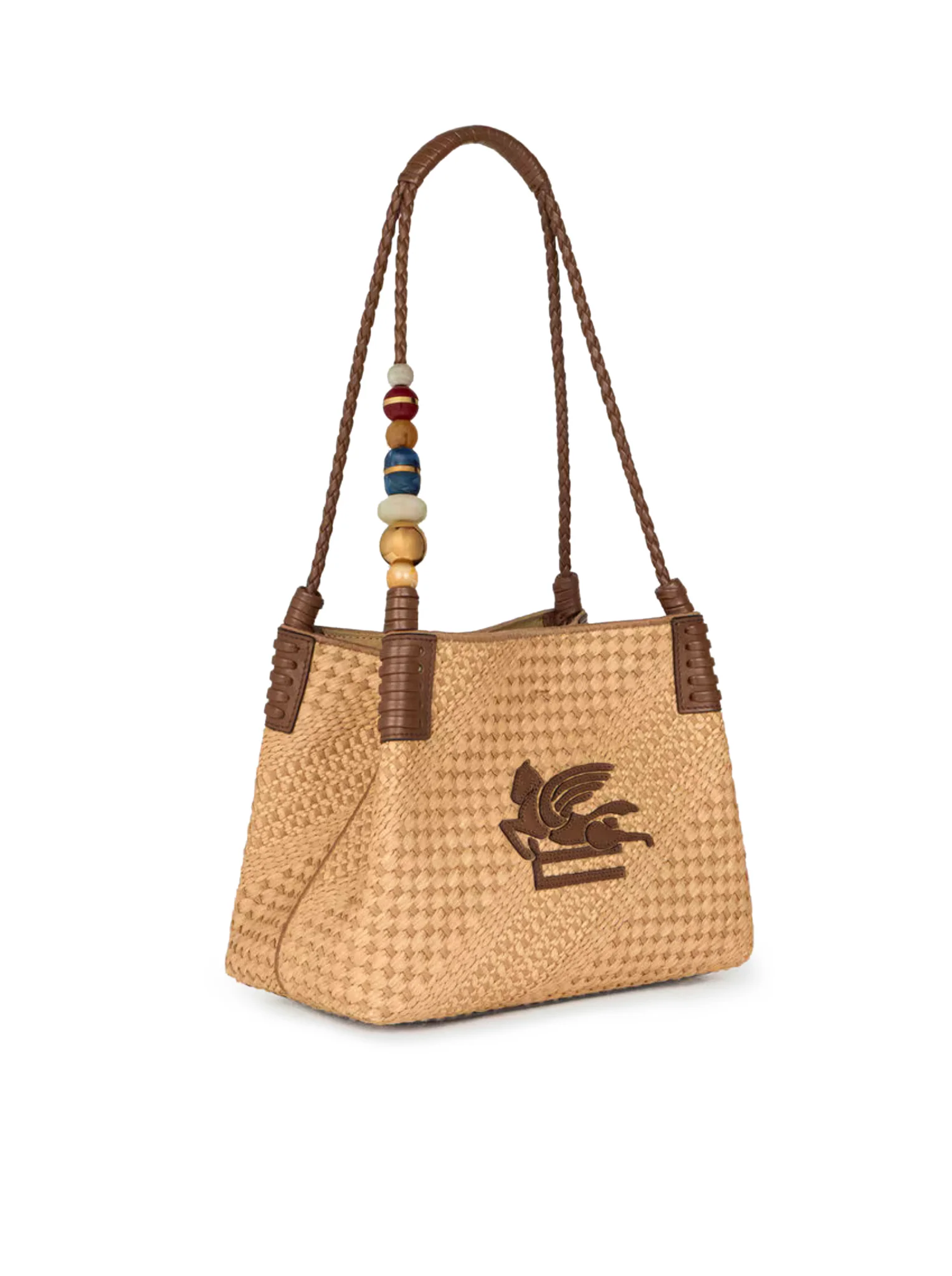 LIBRA SMALL RAFFIA SHOPPING BAG - Image 3