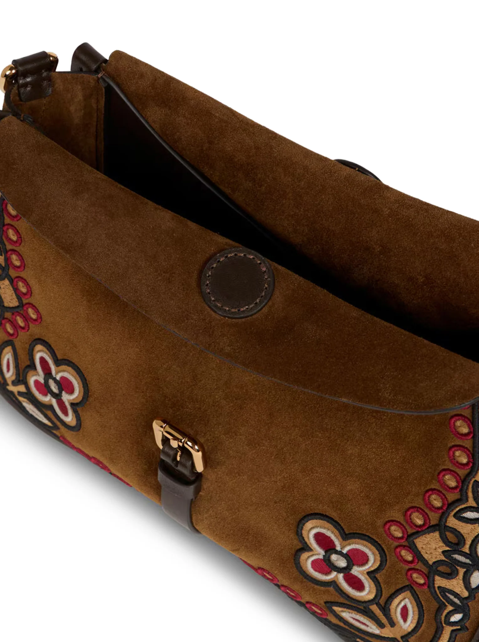 MEDIUM PONY BAG IN SUEDE WITH EMBROIDERY - Image 5