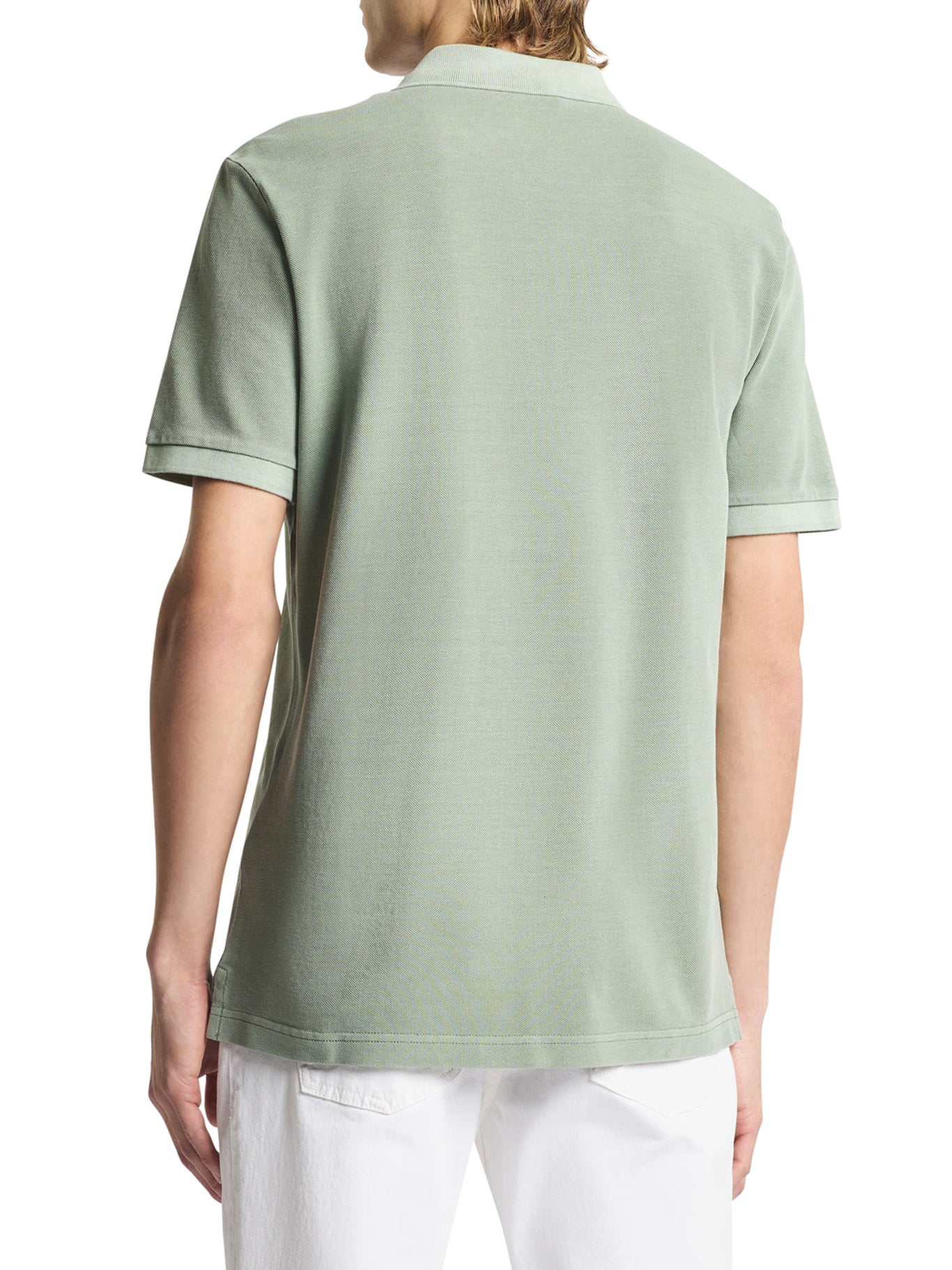 COTTON PIQUET POLO SHIRT WITH LOGO - Image 4