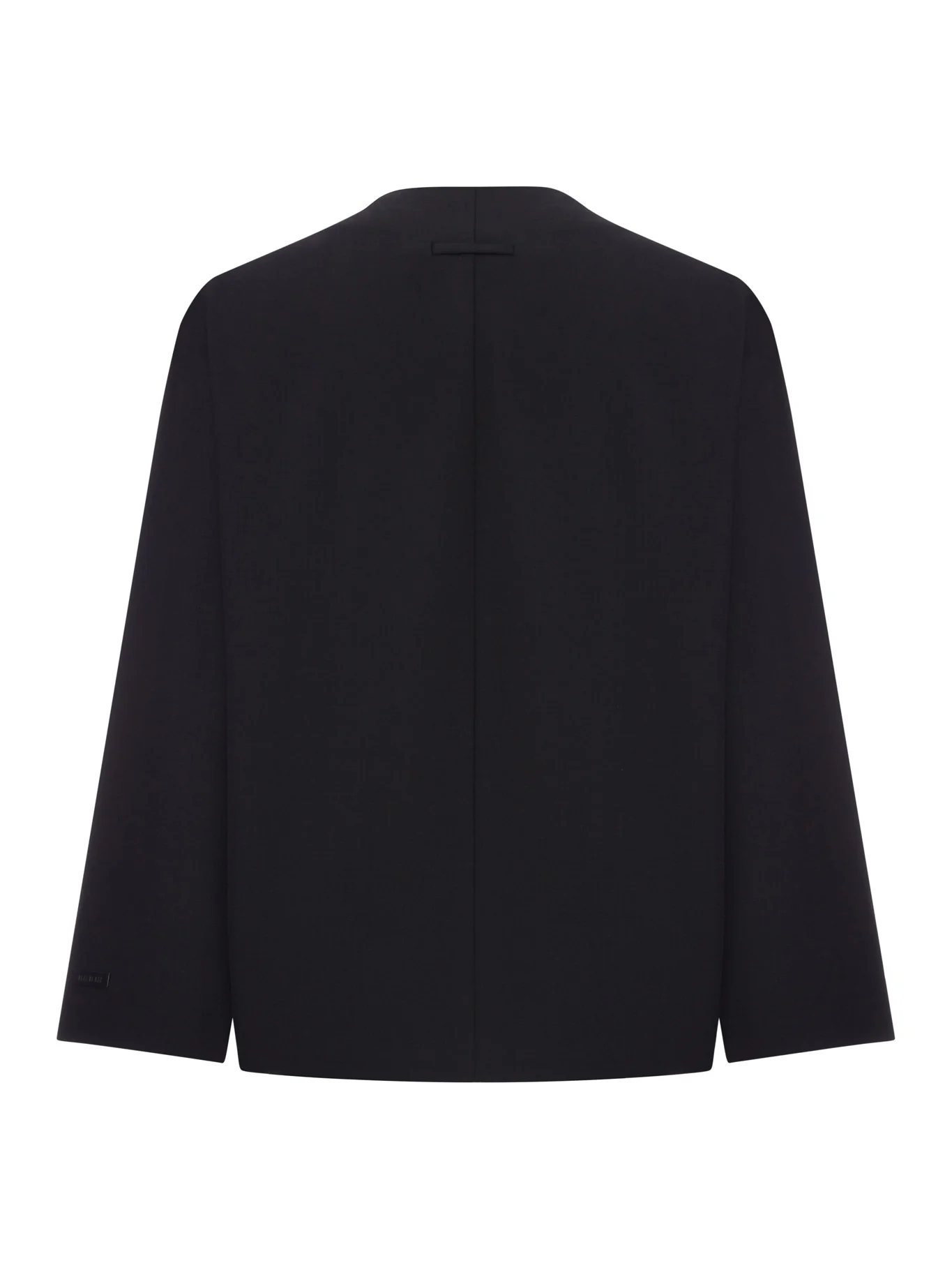 CROPPED WOOL JACKET WITHOUT LAPEL - Image 2