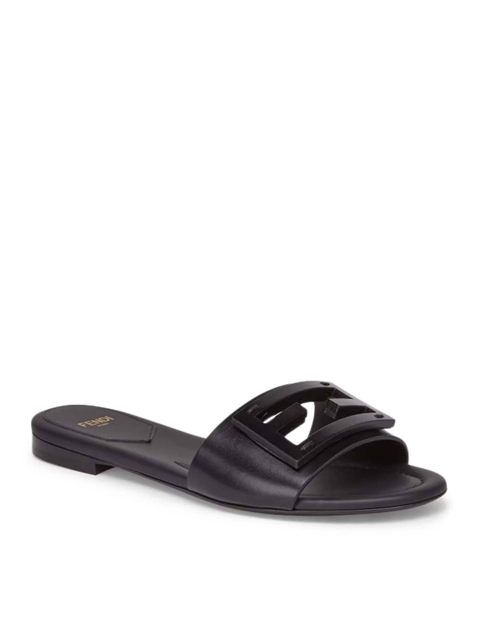 SLIDE BAGUETTE IN BLACK LEATHER - Image 2