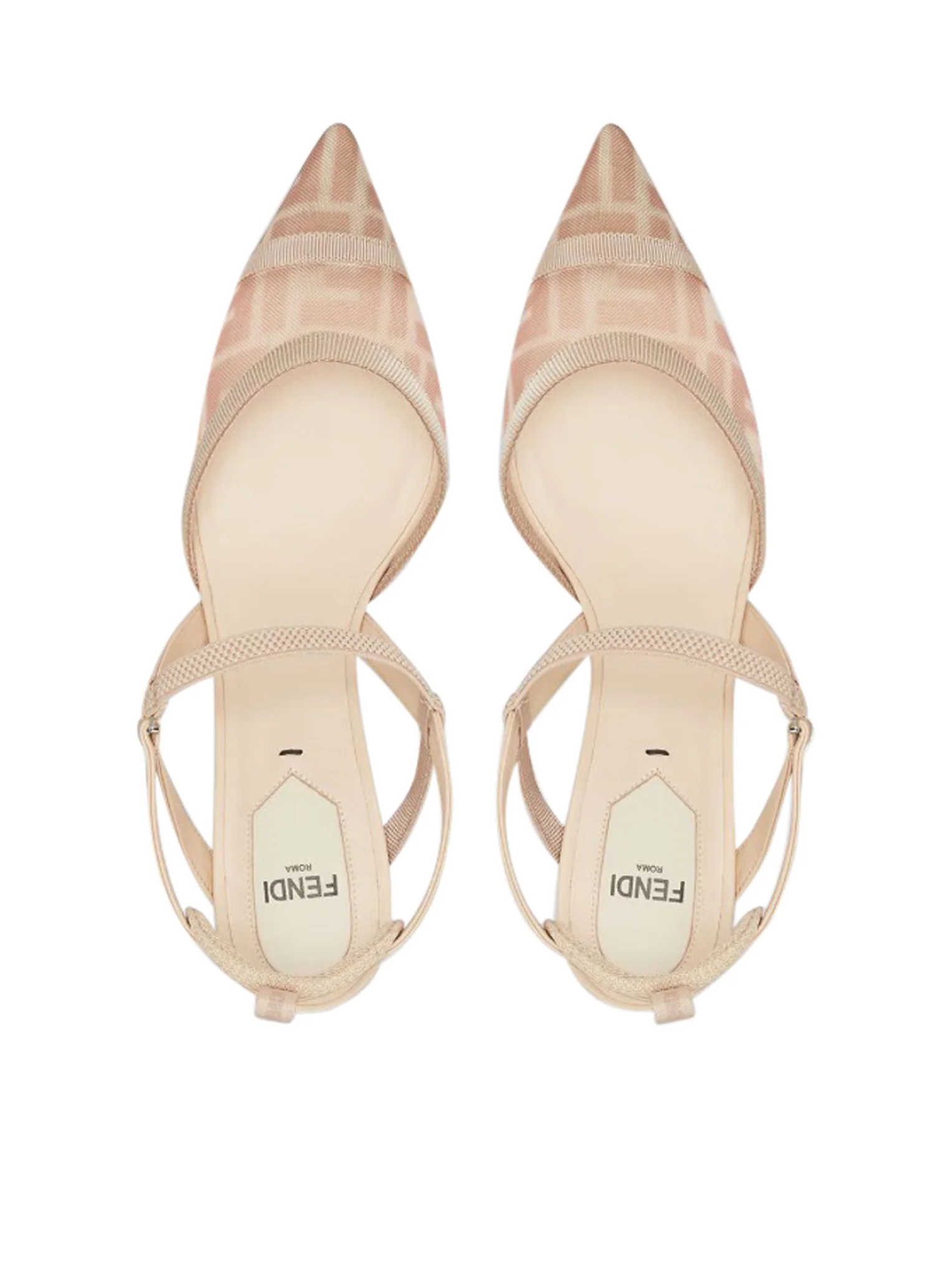 COLIBRI` LITE SLINGBACK WITH MEDIUM HEEL IN PINK MESH FF - Image 4