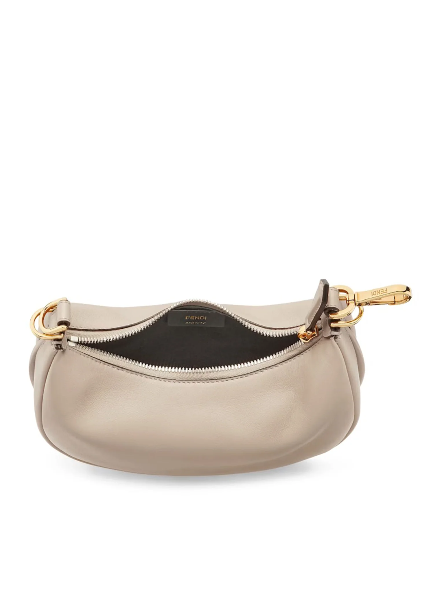 FENDIGRAPHY MINI IN DOVE GREY LEATHER - Image 3