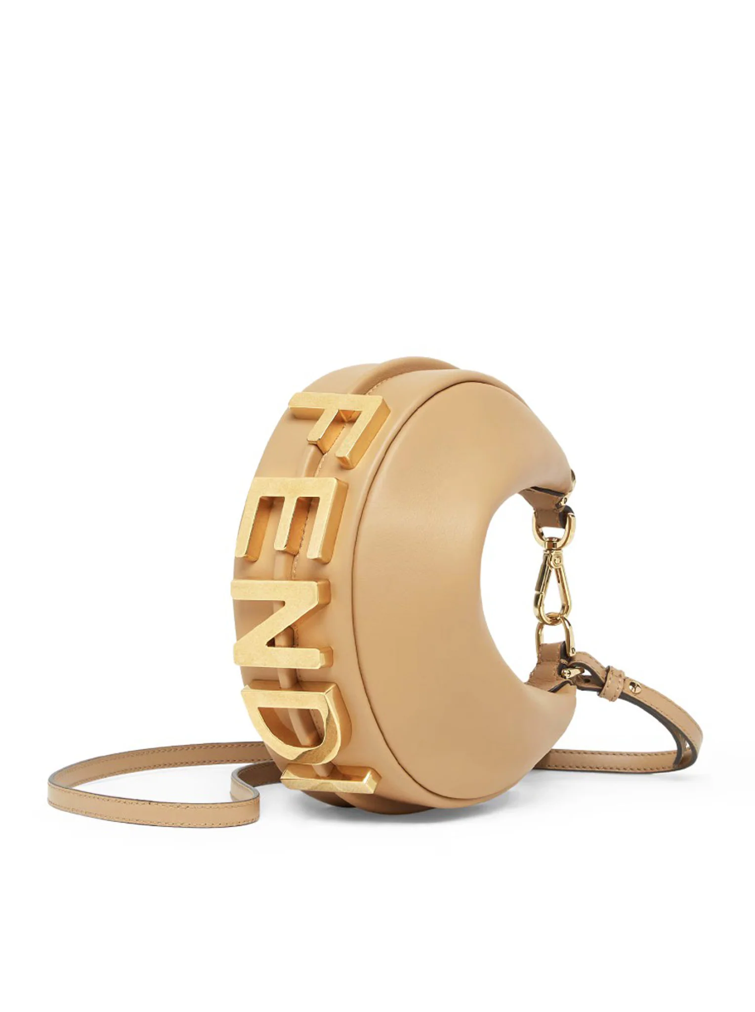 FENDIGRAPHY MINI IN HONEY LEATHER - Image 2