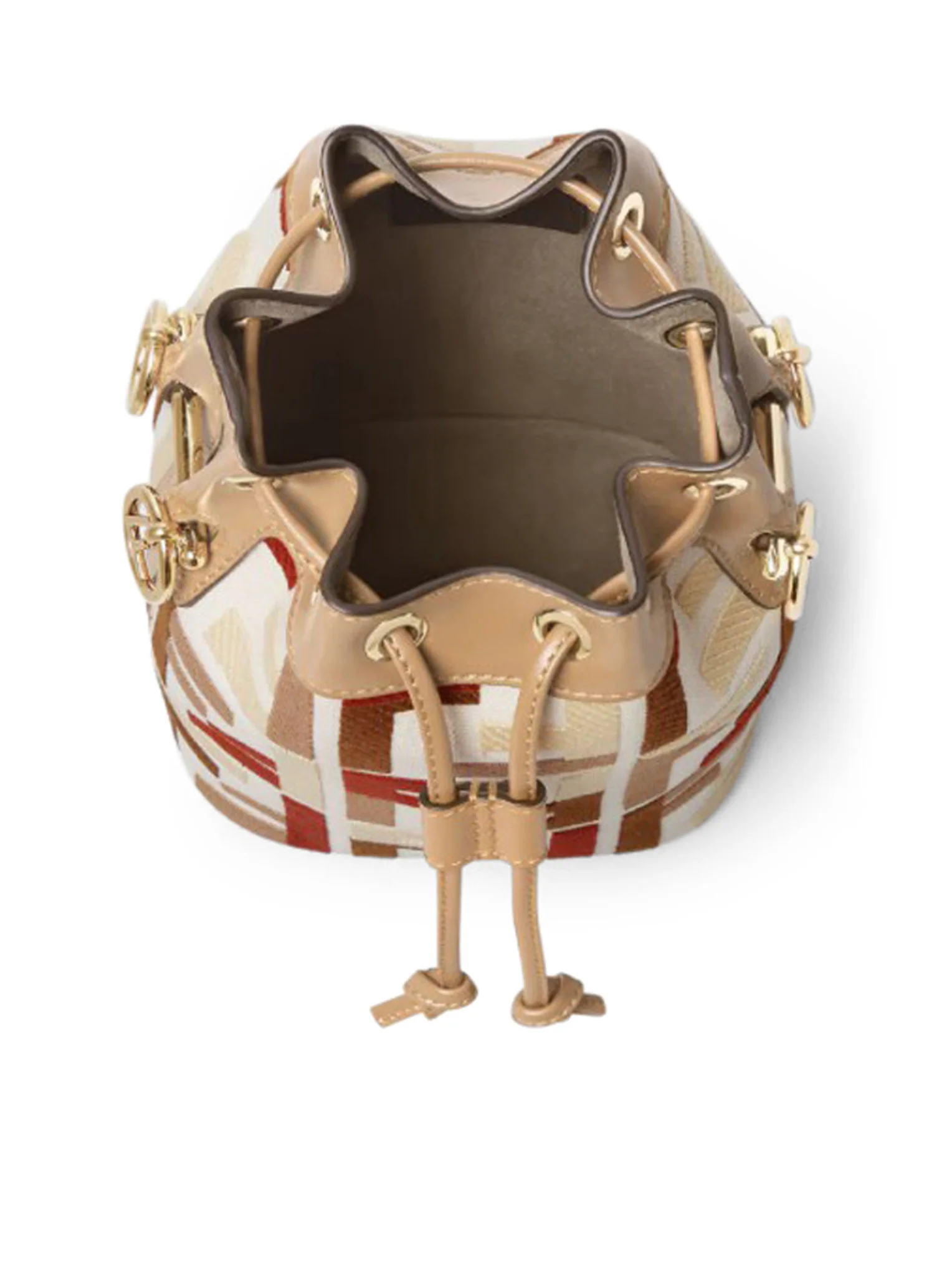 MON TRESOR MINI CANVAS BAG WITH FF EMBROIDERY - Image 6