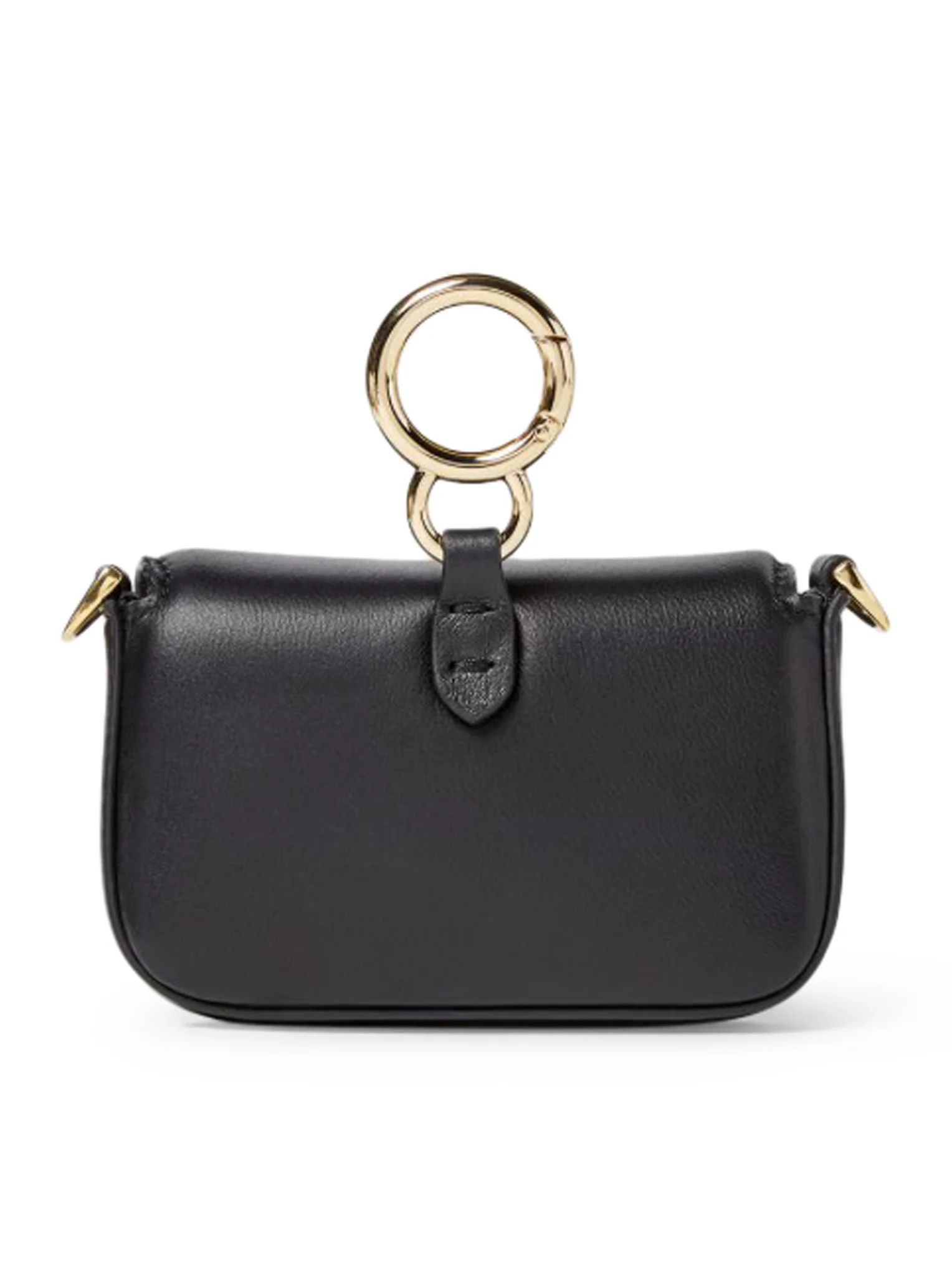 NANO BAGUETTE CHARM IN BLACK NAPPA - Image 4