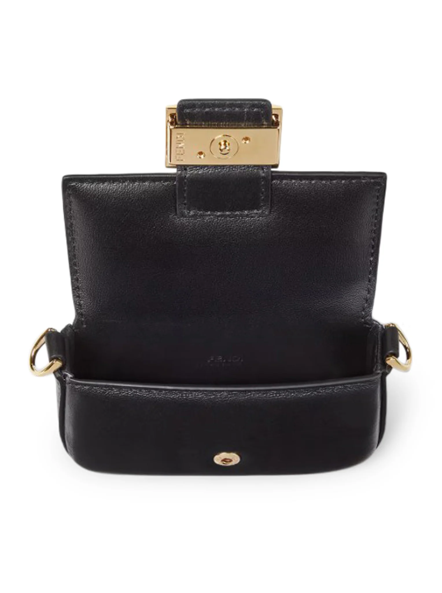 NANO BAGUETTE CHARM IN BLACK NAPPA - Image 5