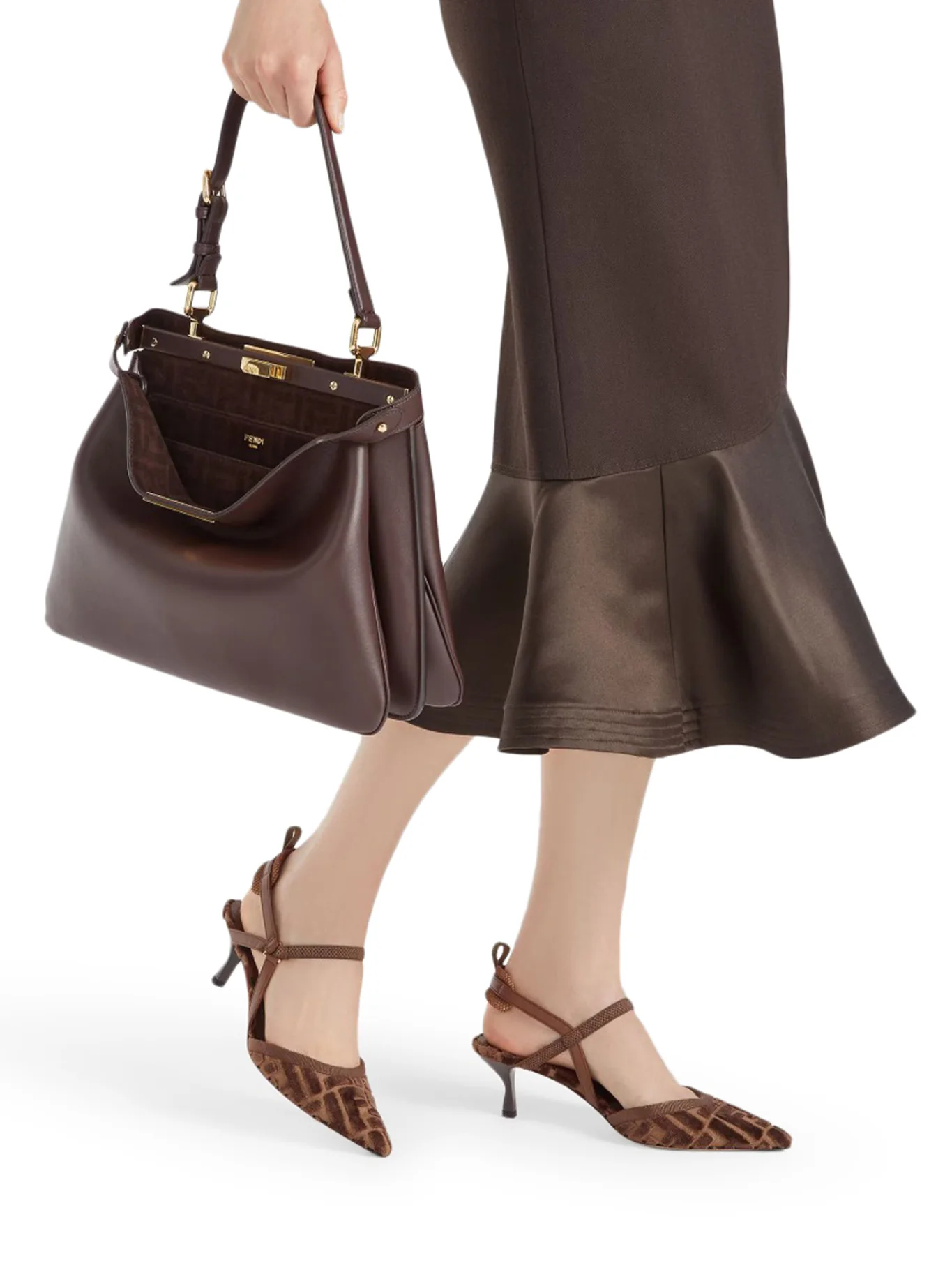 SLINGBACK COLIBRI` LITE IN VELVET FF - Image 2