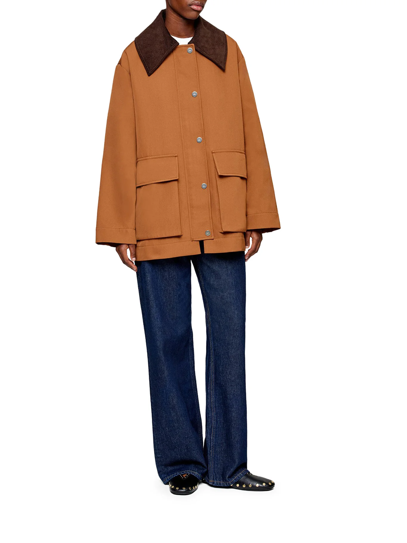 BROWN TWILL JACKET - Image 2