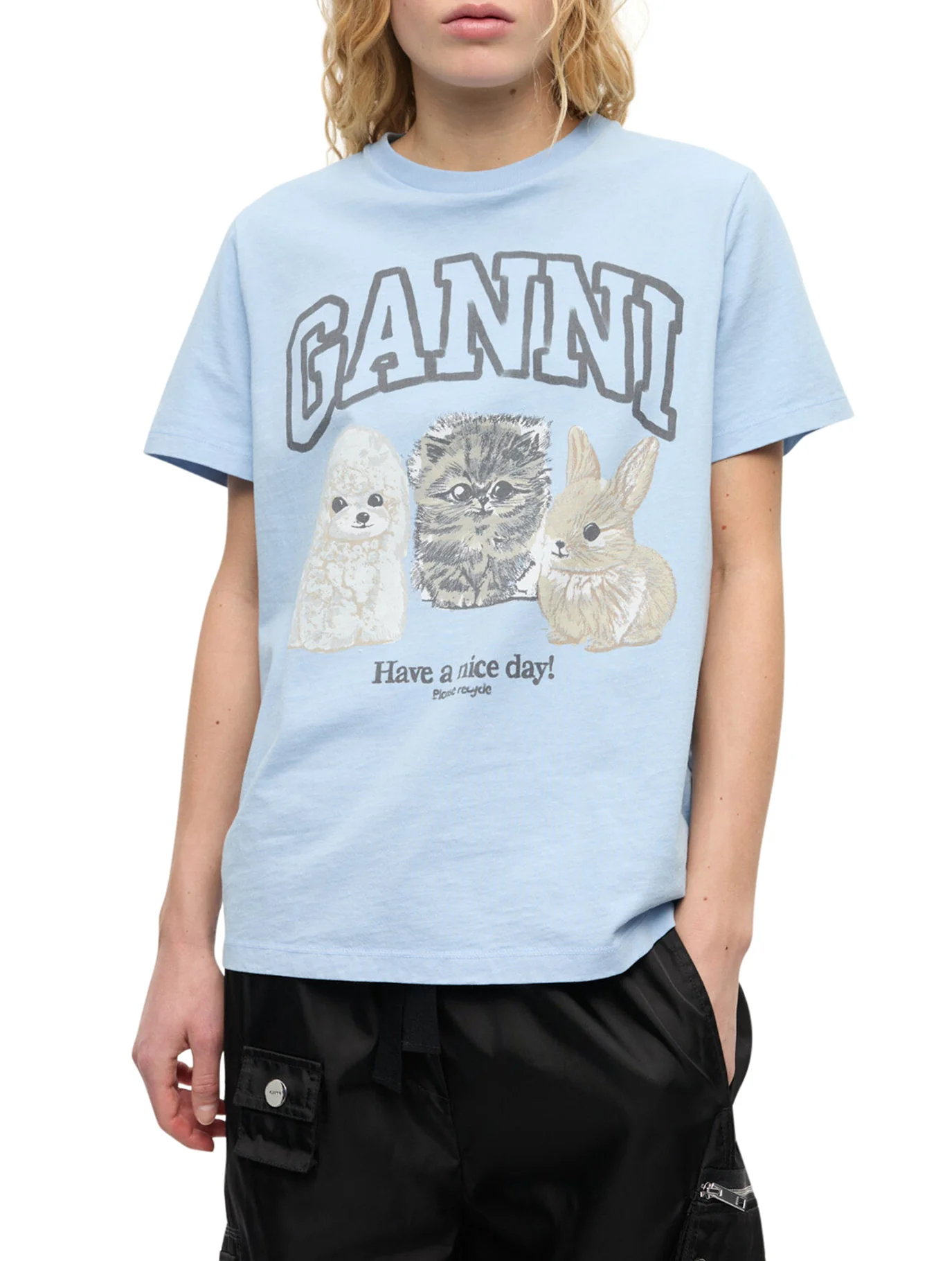 COTTON T-SHIRT WITH PRINT - Image 3