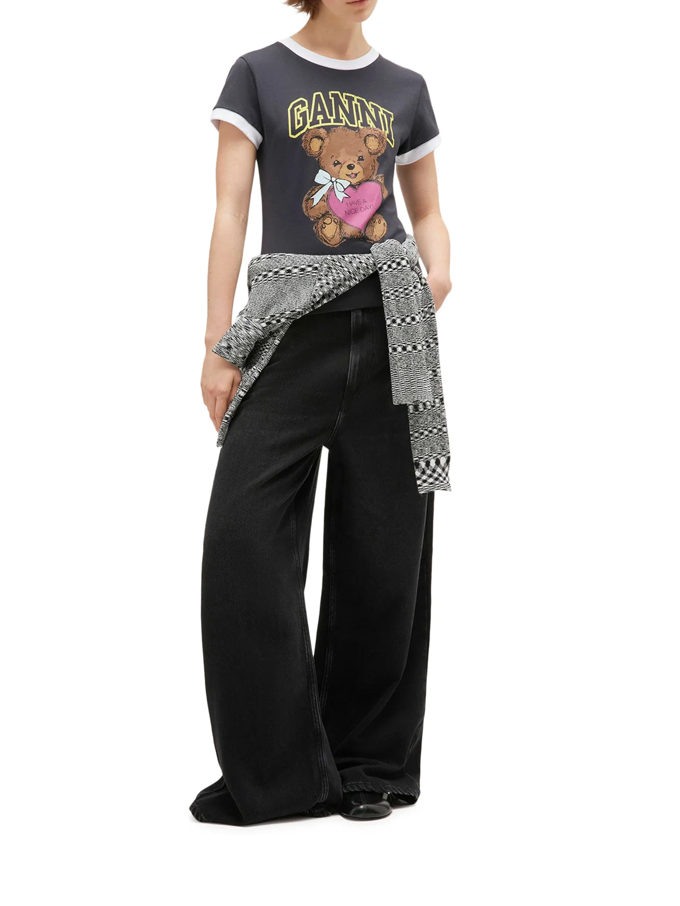 COTTON T-SHIRT WITH PRINT - Image 2