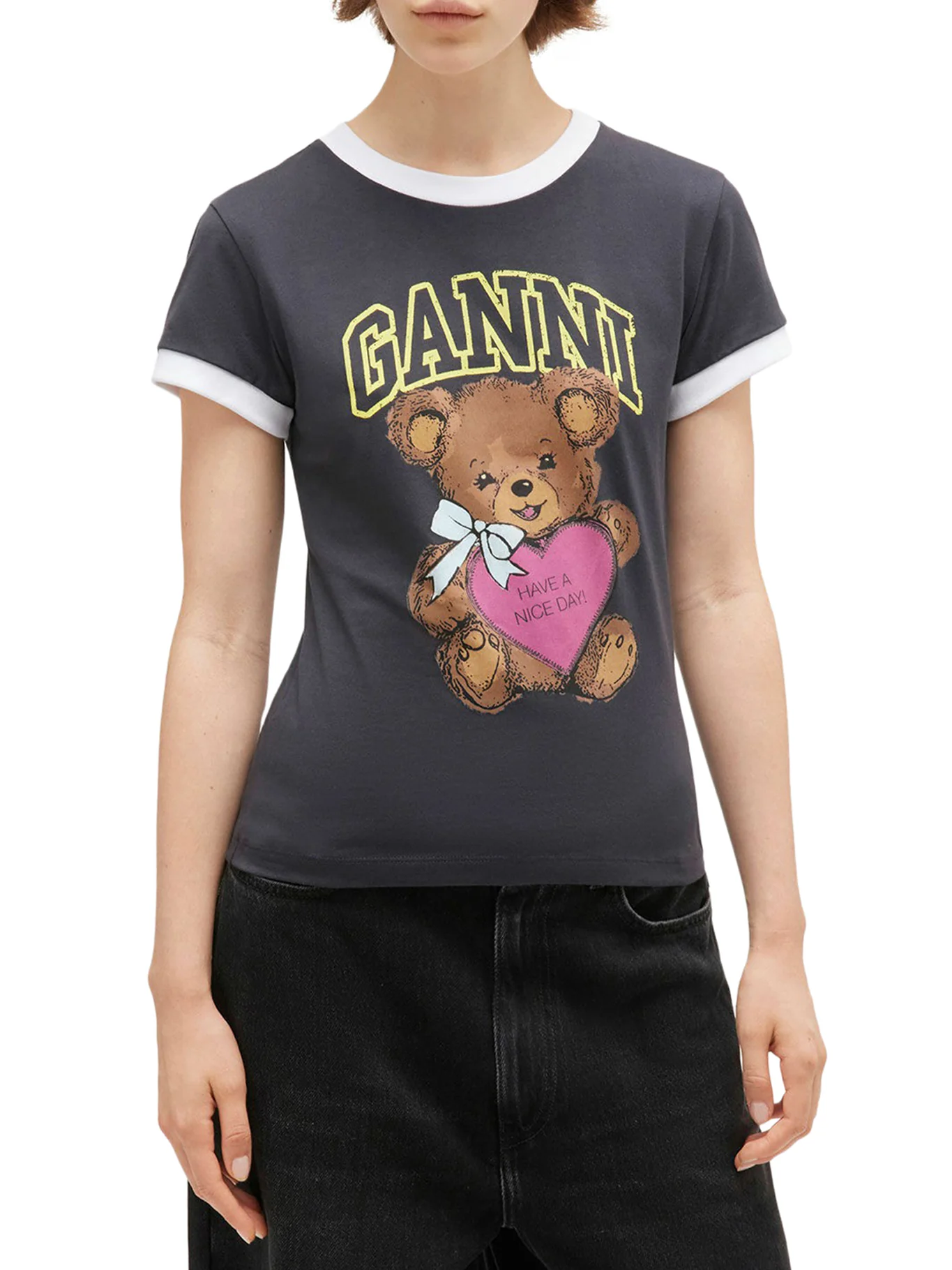 COTTON T-SHIRT WITH PRINT - Image 3