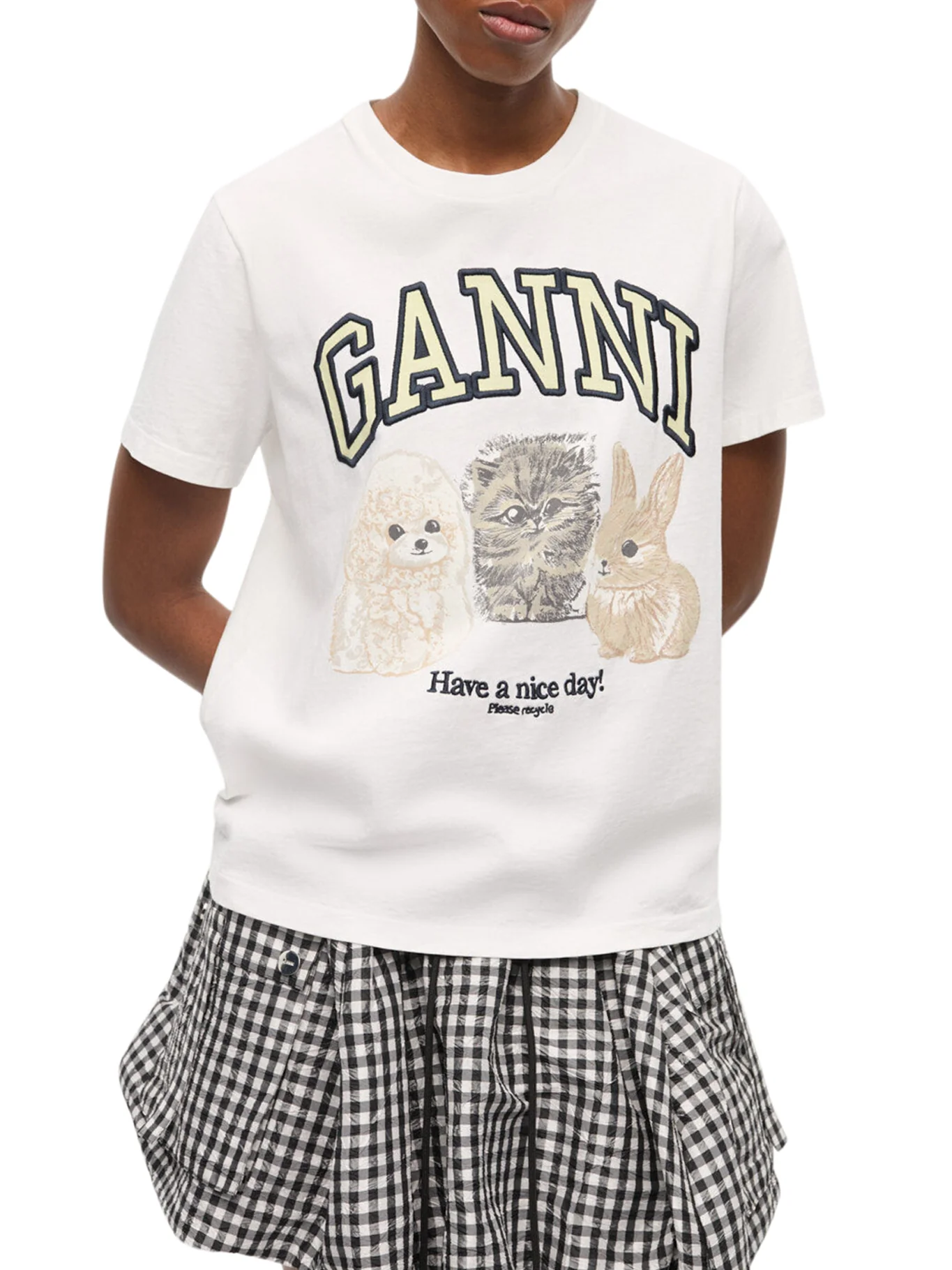 COTTON T-SHIRT WITH PRINT - Image 3