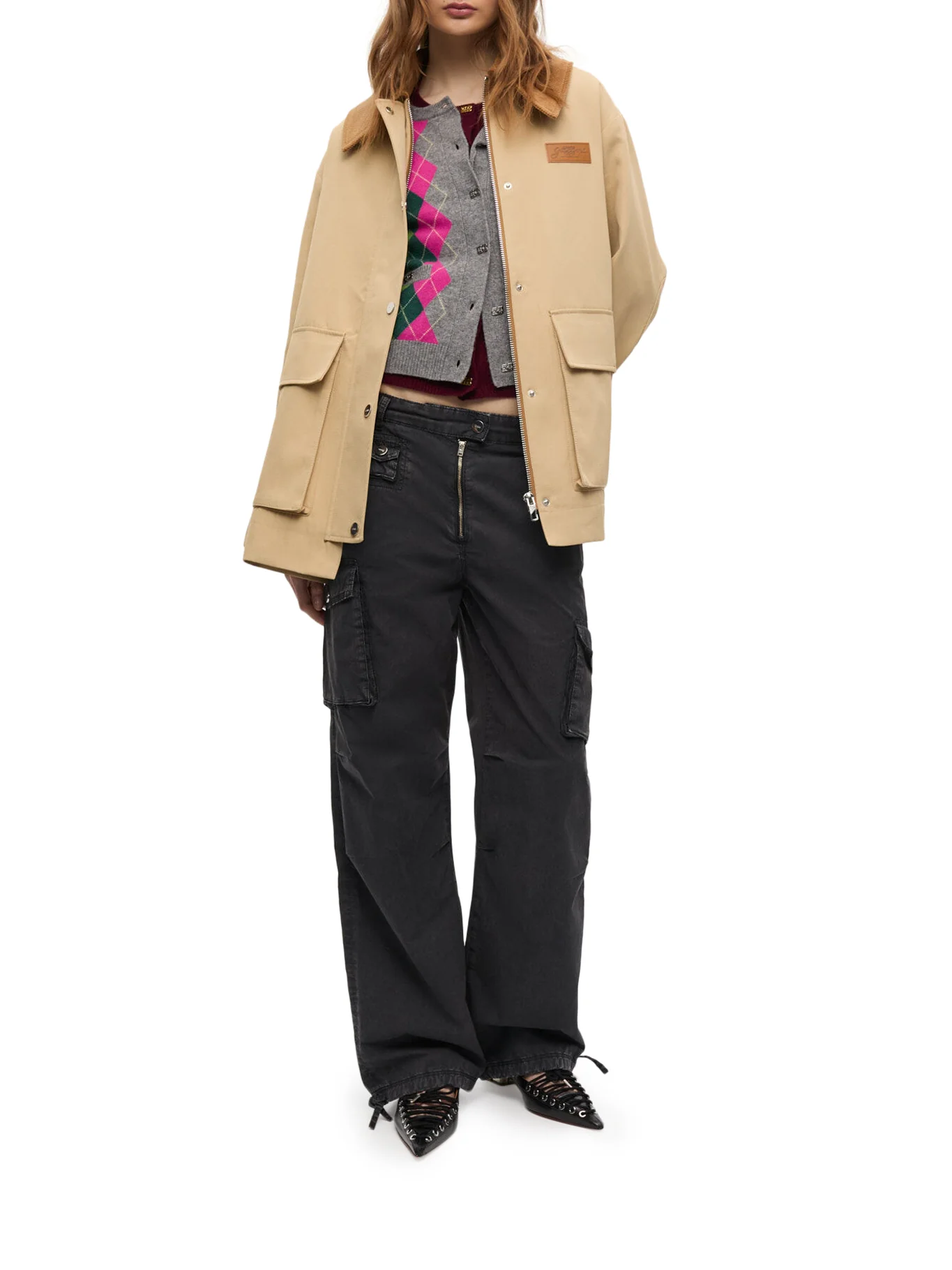 MIDI TWILL JACKET - Image 2