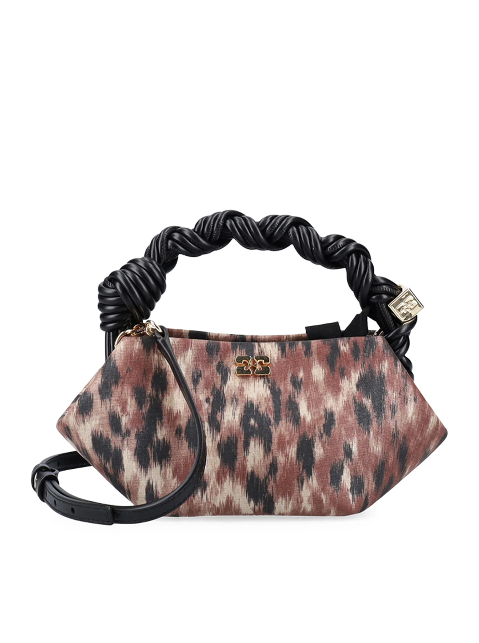 MINI SHOULDER BAG IN BLUE TAFFETA - Image 4