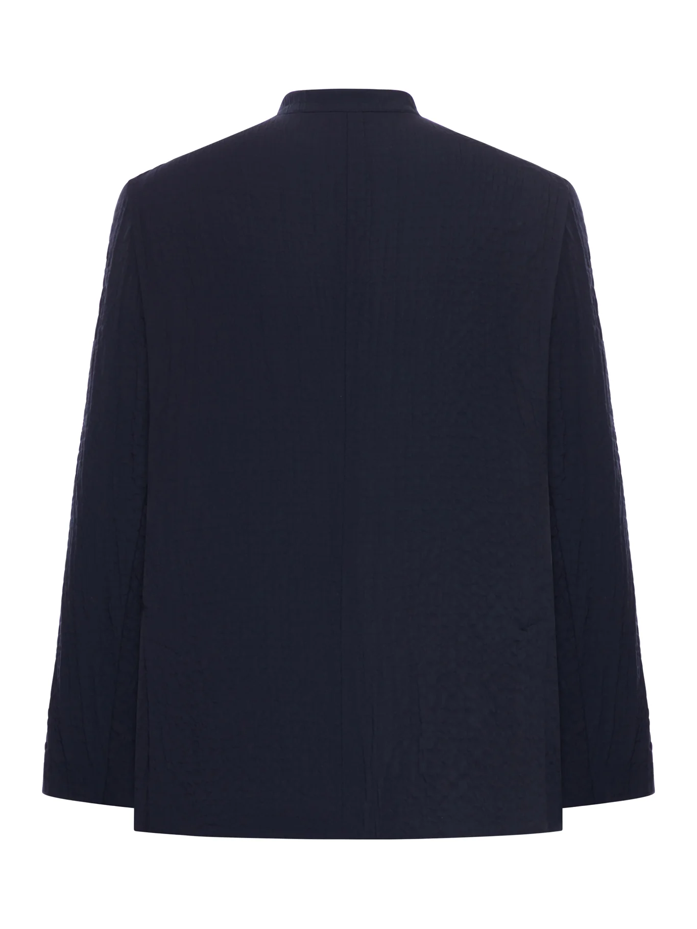 SINGLE-BREASTED JACKET IN LYOCELL AND FROISSÉ SILK - Image 2