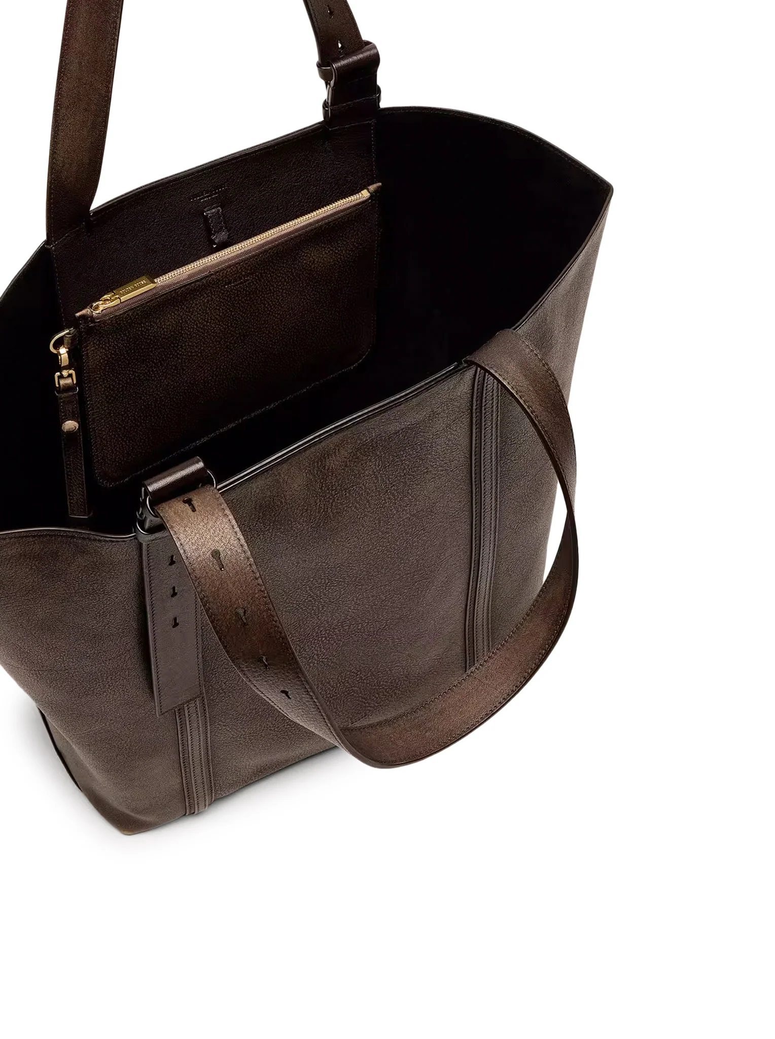 24/7 EAST WEST BAG IN DISTRESSED LEATHER - Image 5