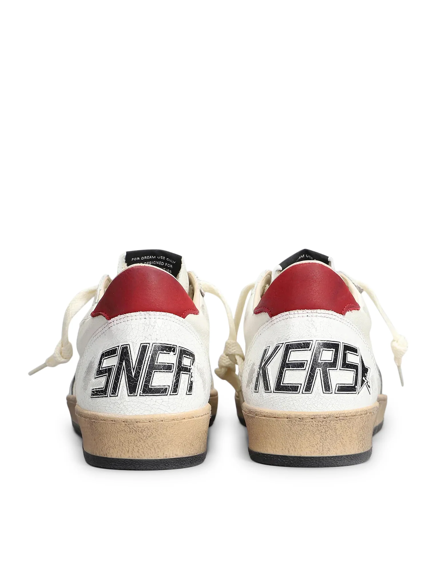 BALL-STAR SNEAKERS IN HAMMERED AND CRAQUELÉ LEATHER - Image 3