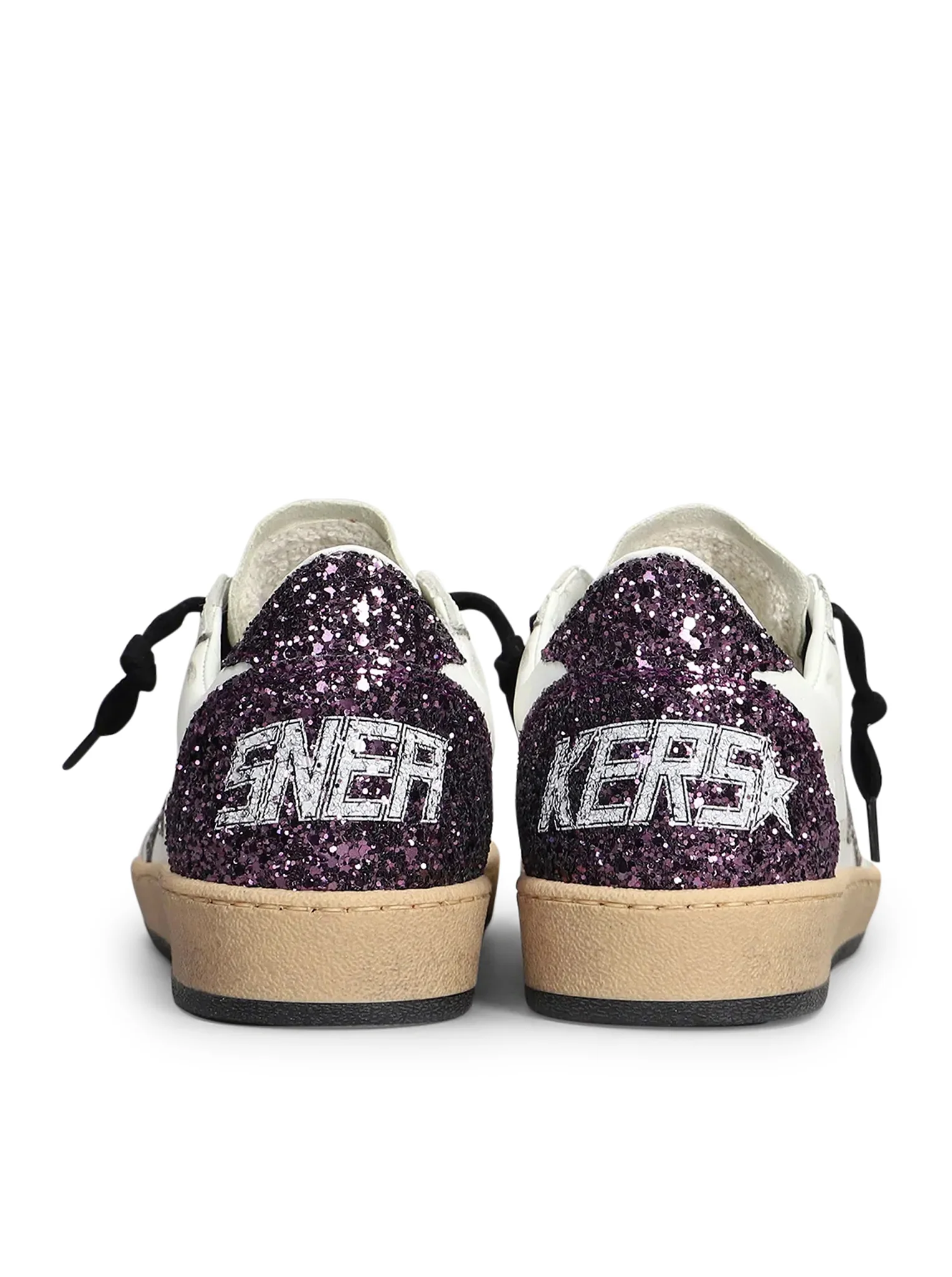 BALL-STAR SNEAKERS IN NAPPA AND GLITTER - Image 3