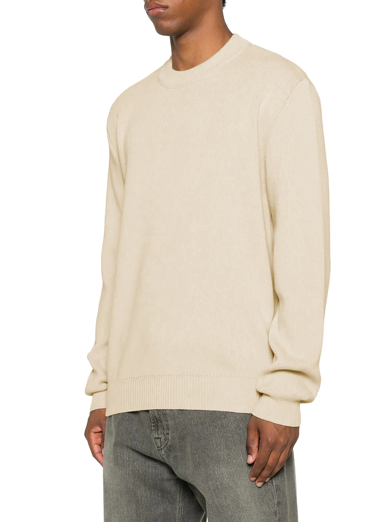 CREW NECK COTTON SWEATER - Image 4