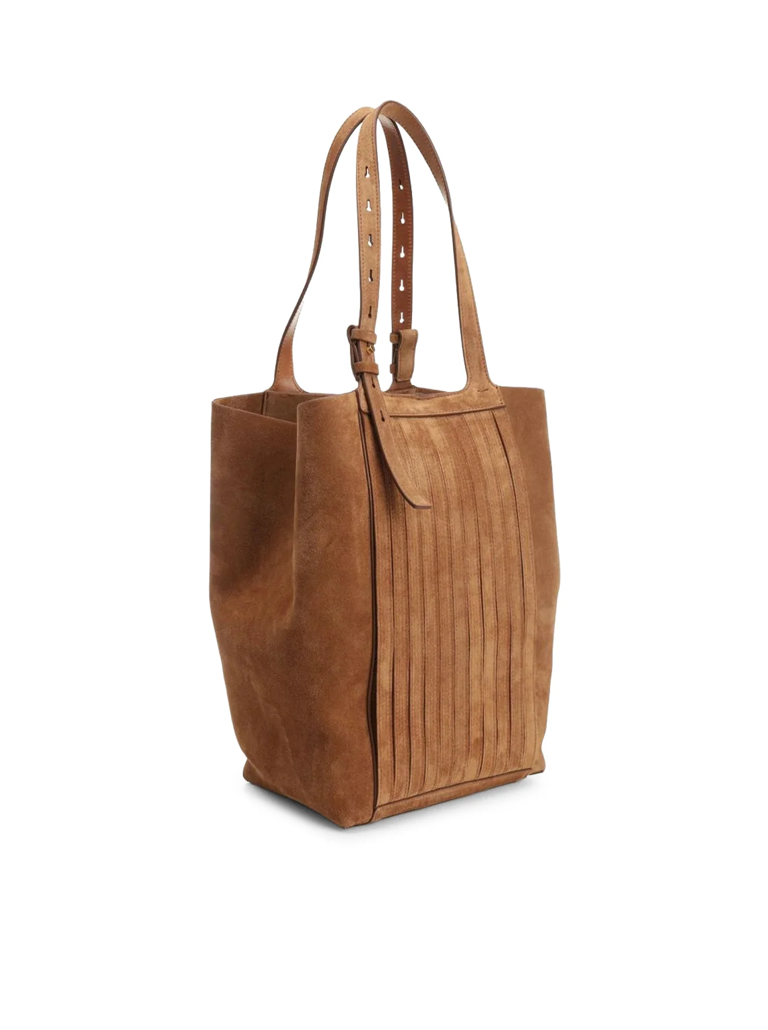LEATHER FRINGED TOTE BAG - Image 2